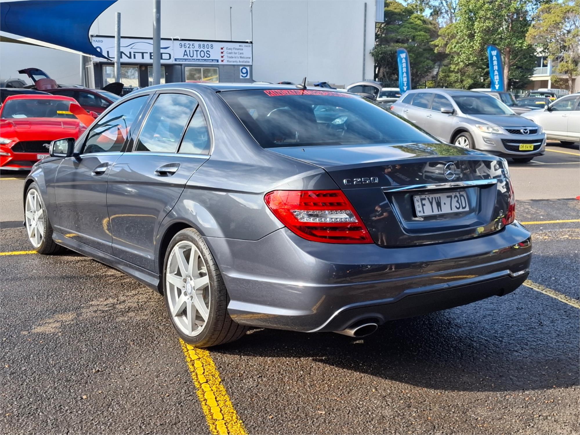 2012 MERCEDES-BENZ C250 W204 MY11 CDI AVANTGARDE BE 7 SP AUTOMATIC G-TRONIC 4D SEDAN
