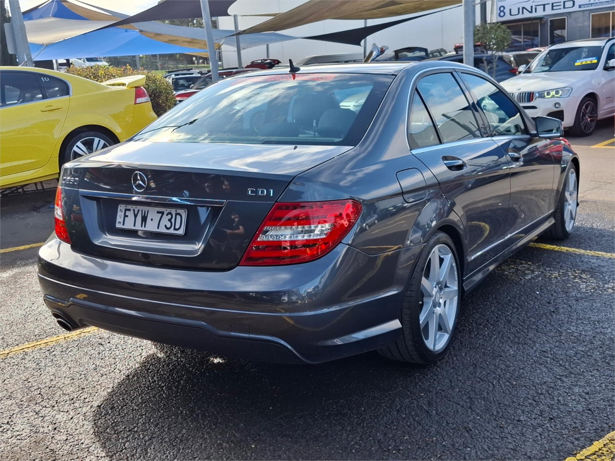 2012 MERCEDES-BENZ C250 W204 MY11 CDI AVANTGARDE BE 7 SP AUTOMATIC G-TRONIC 4D SEDAN