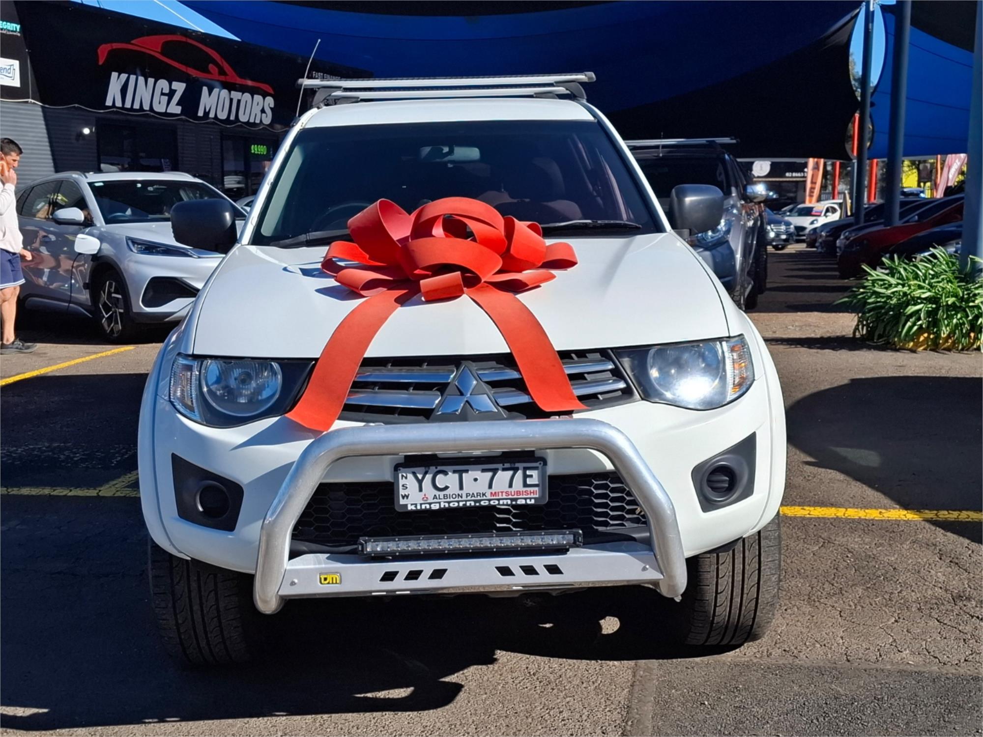 2013 MITSUBISHI TRITON MN MY12 GLX (4x4) 5 SP MANUAL 4x4 DOUBLE CAB UTILITY