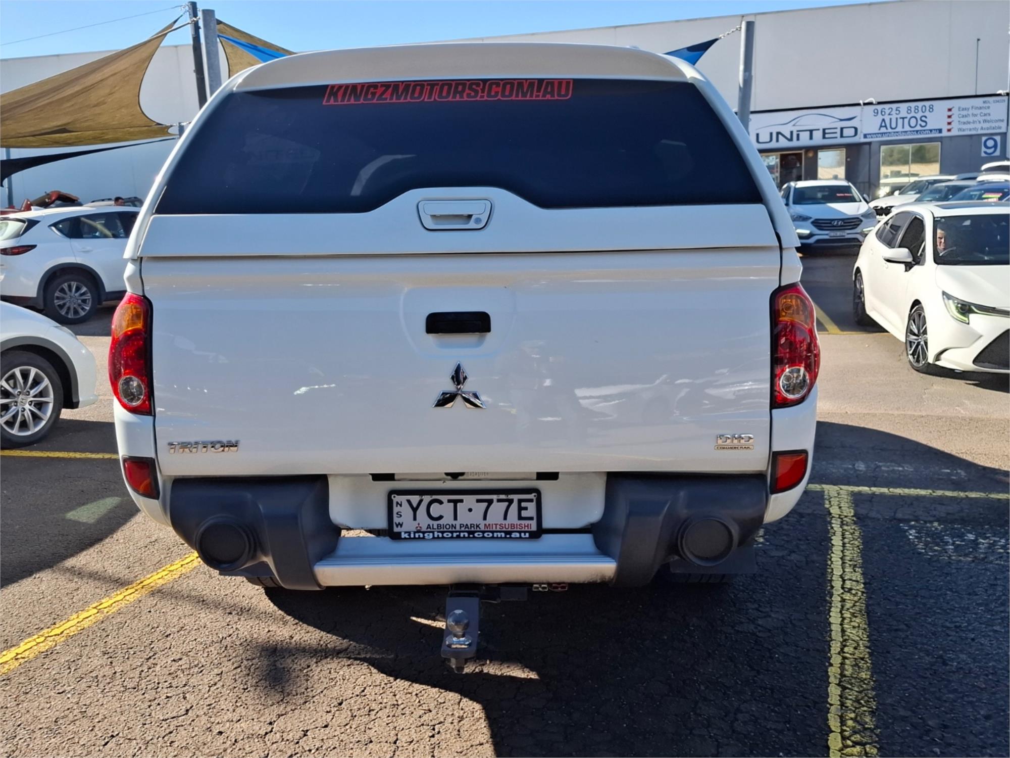 2013 MITSUBISHI TRITON MN MY12 GLX (4x4) 5 SP MANUAL 4x4 DOUBLE CAB UTILITY