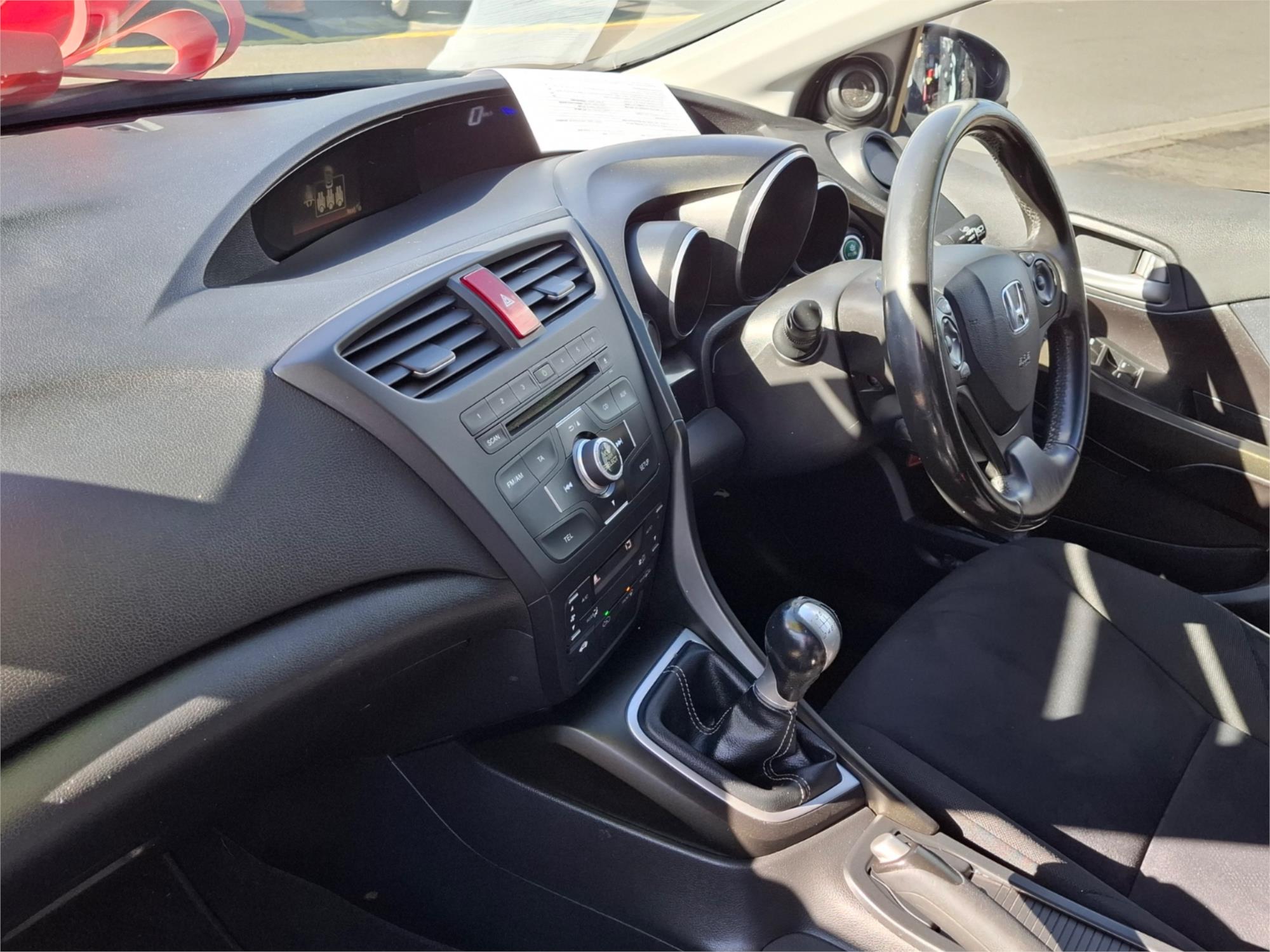 2013 HONDA CIVIC FK MY13 VTi-S 6 SP MANUAL 5D HATCHBACK