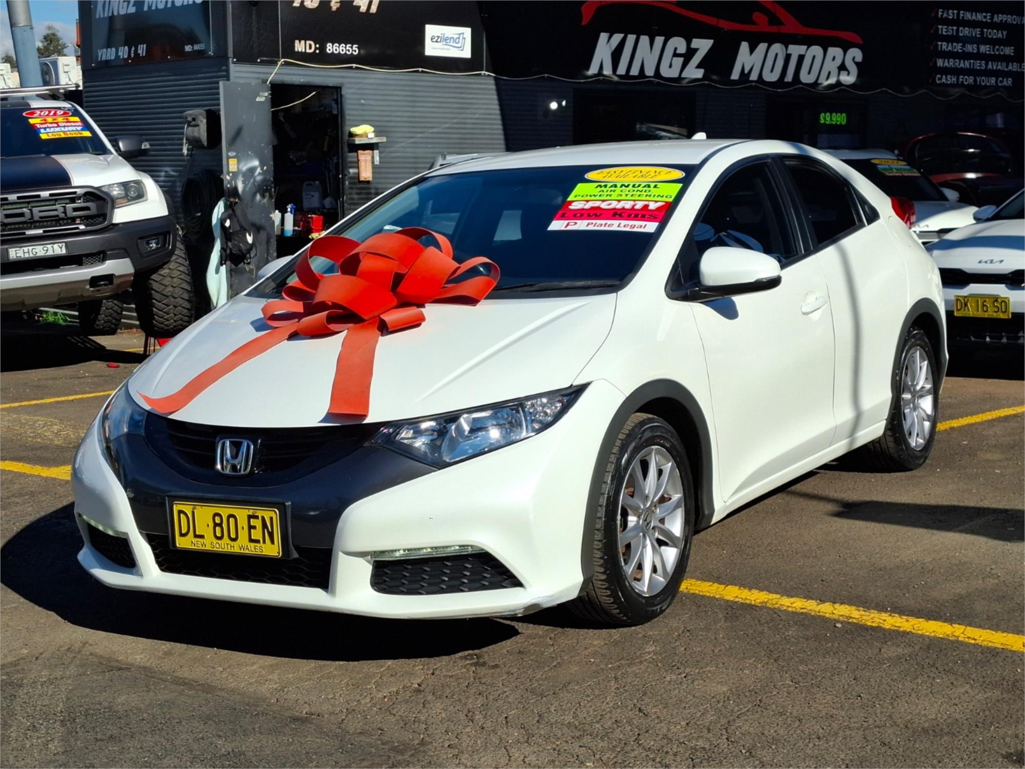 2013 HONDA CIVIC FK MY13 VTi-S 6 SP MANUAL 5D HATCHBACK