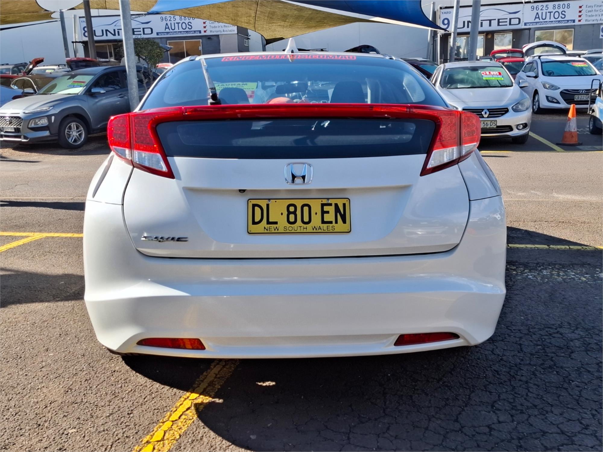 2013 HONDA CIVIC FK MY13 VTi-S 6 SP MANUAL 5D HATCHBACK