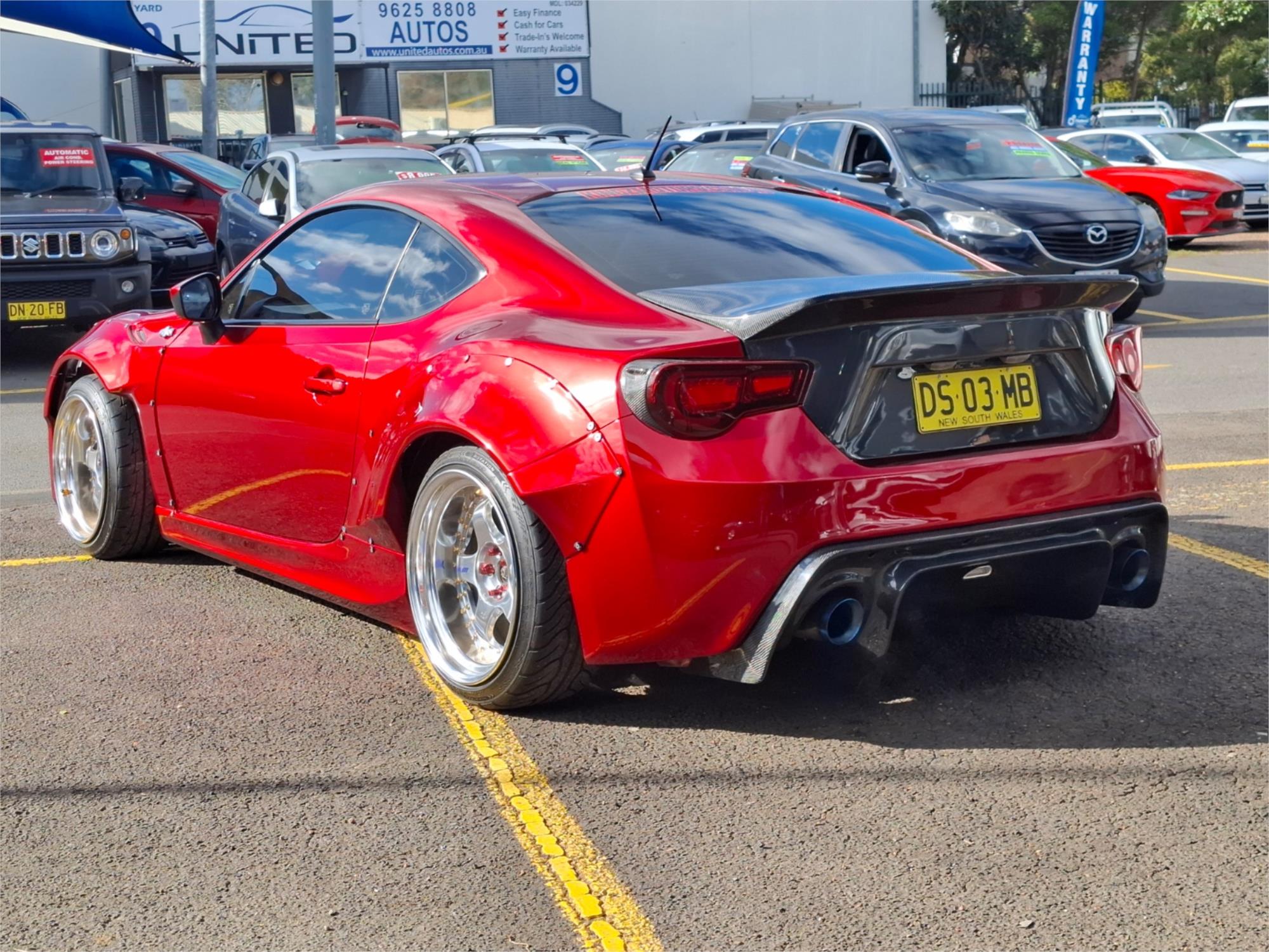 2012 TOYOTA 86 ZN6 GTS 6 SP MANUAL 2D COUPE