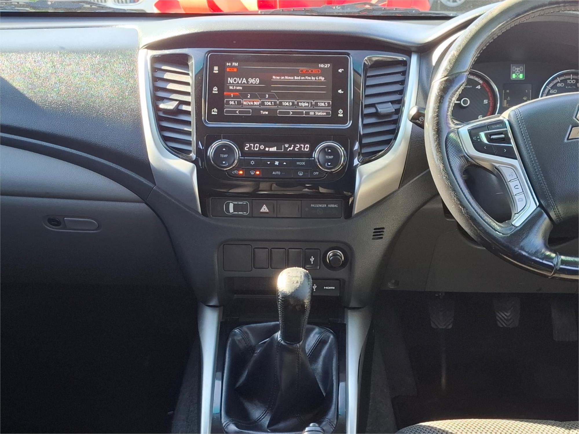 2017 MITSUBISHI TRITON MQ MY17 GLX (4x4) 6 SP MANUAL DUAL C/CHAS