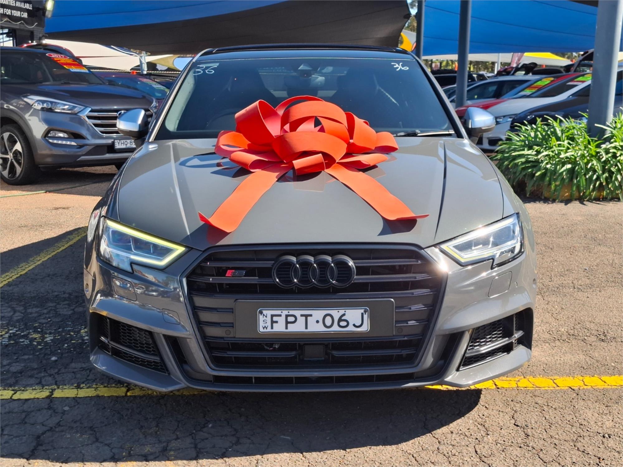 2017 AUDI S3 8V MY18 2.0 TFSI QUATTRO 7 SP AUTO S-TRONIC 4D SEDAN