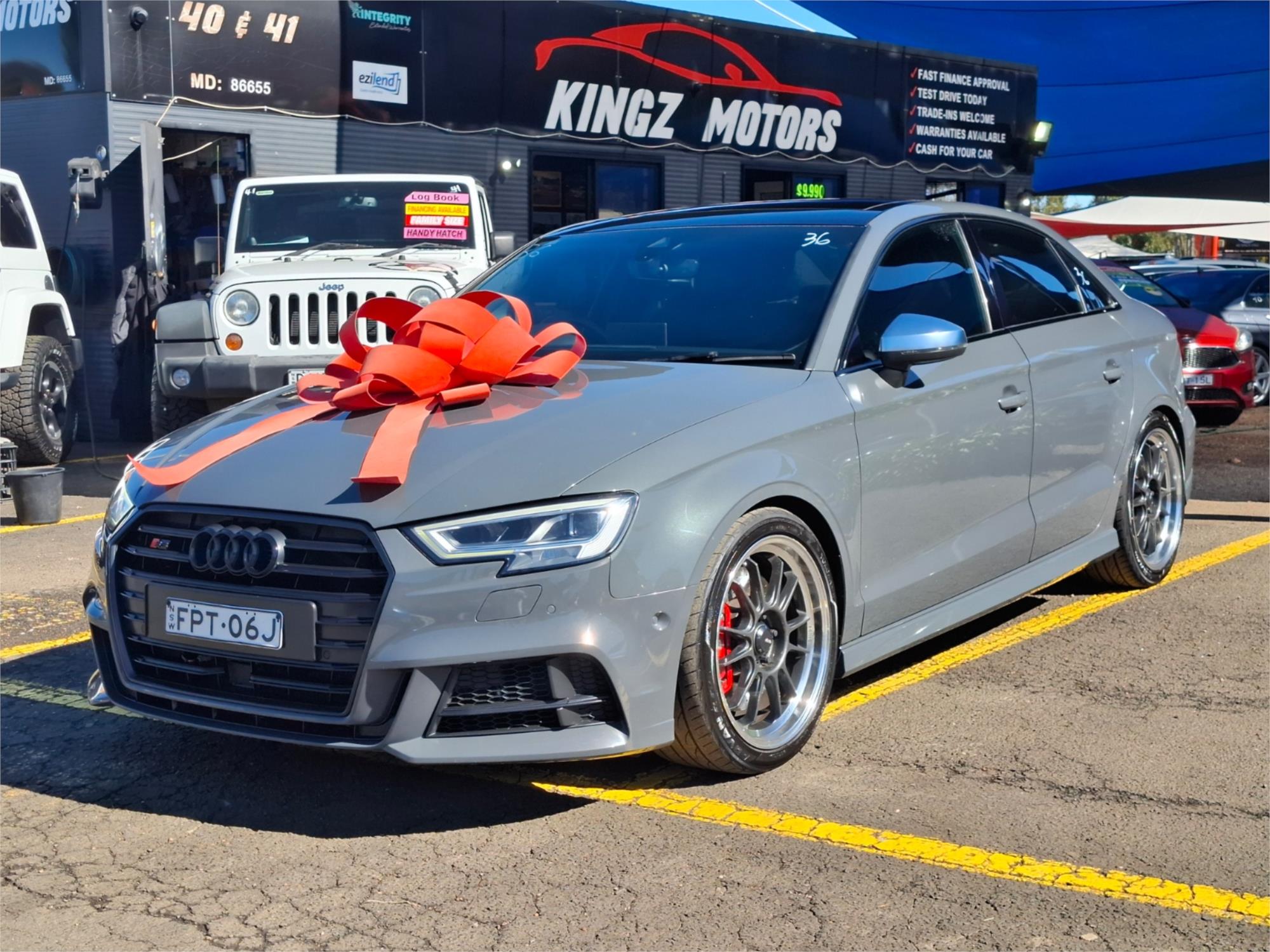 2017 AUDI S3 8V MY18 2.0 TFSI QUATTRO 7 SP AUTO S-TRONIC 4D SEDAN