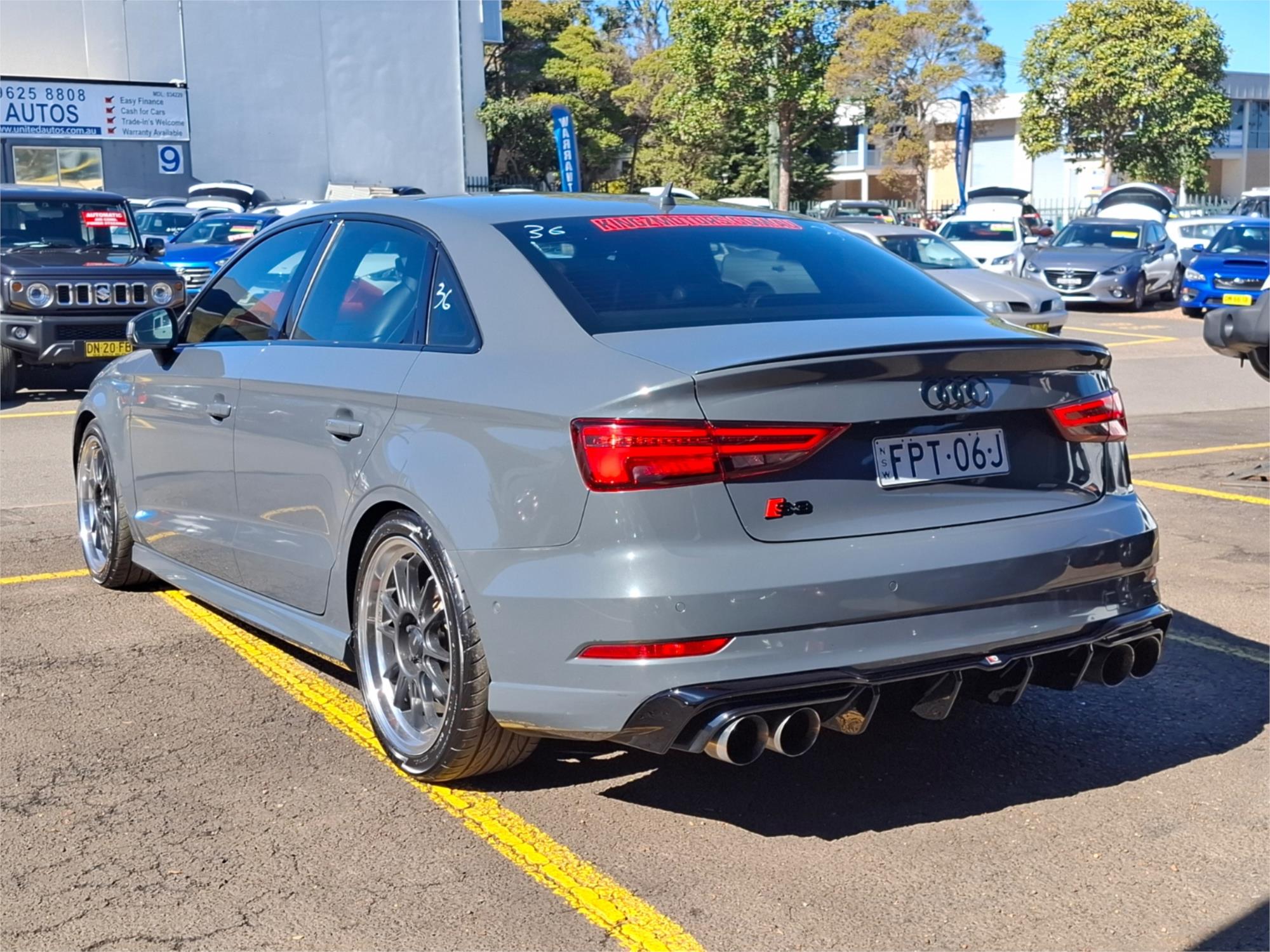 2017 AUDI S3 8V MY18 2.0 TFSI QUATTRO 7 SP AUTO S-TRONIC 4D SEDAN