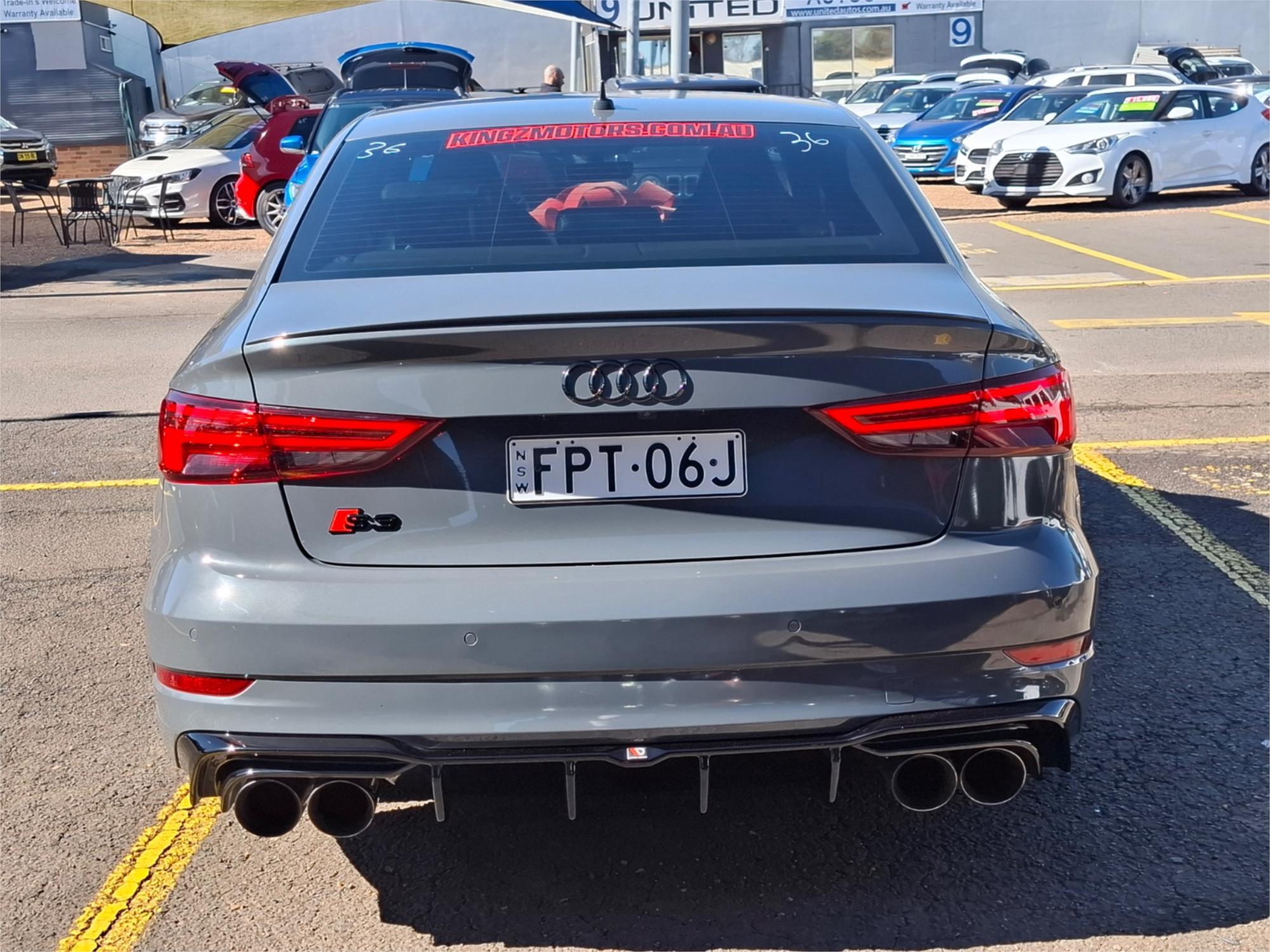 2017 AUDI S3 8V MY18 2.0 TFSI QUATTRO 7 SP AUTO S-TRONIC 4D SEDAN
