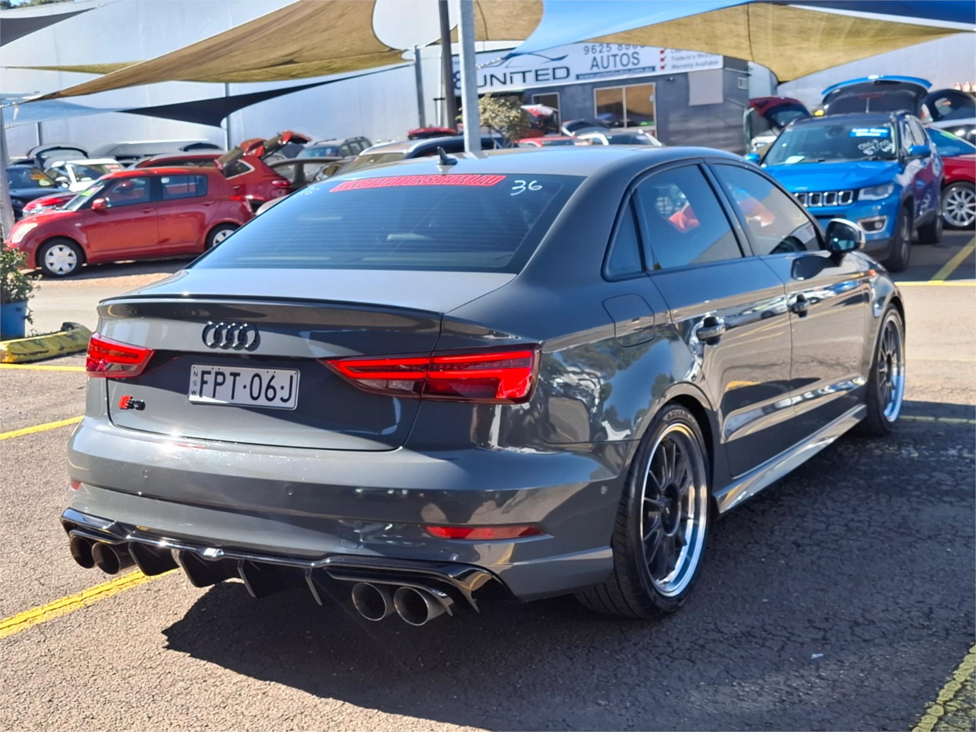 2017 AUDI S3 8V MY18 2.0 TFSI QUATTRO 7 SP AUTO S-TRONIC 4D SEDAN