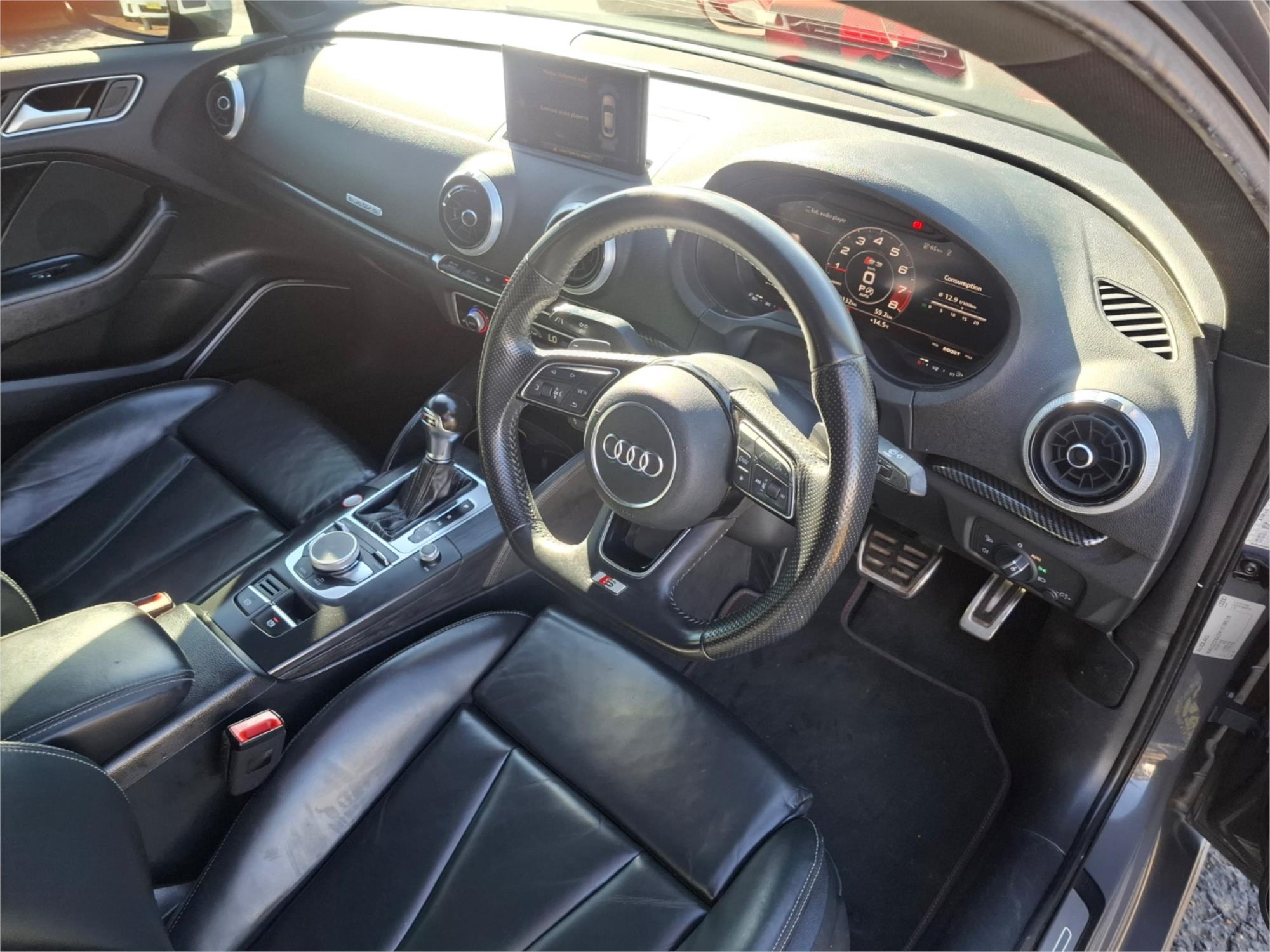 2017 AUDI S3 8V MY18 2.0 TFSI QUATTRO 7 SP AUTO S-TRONIC 4D SEDAN