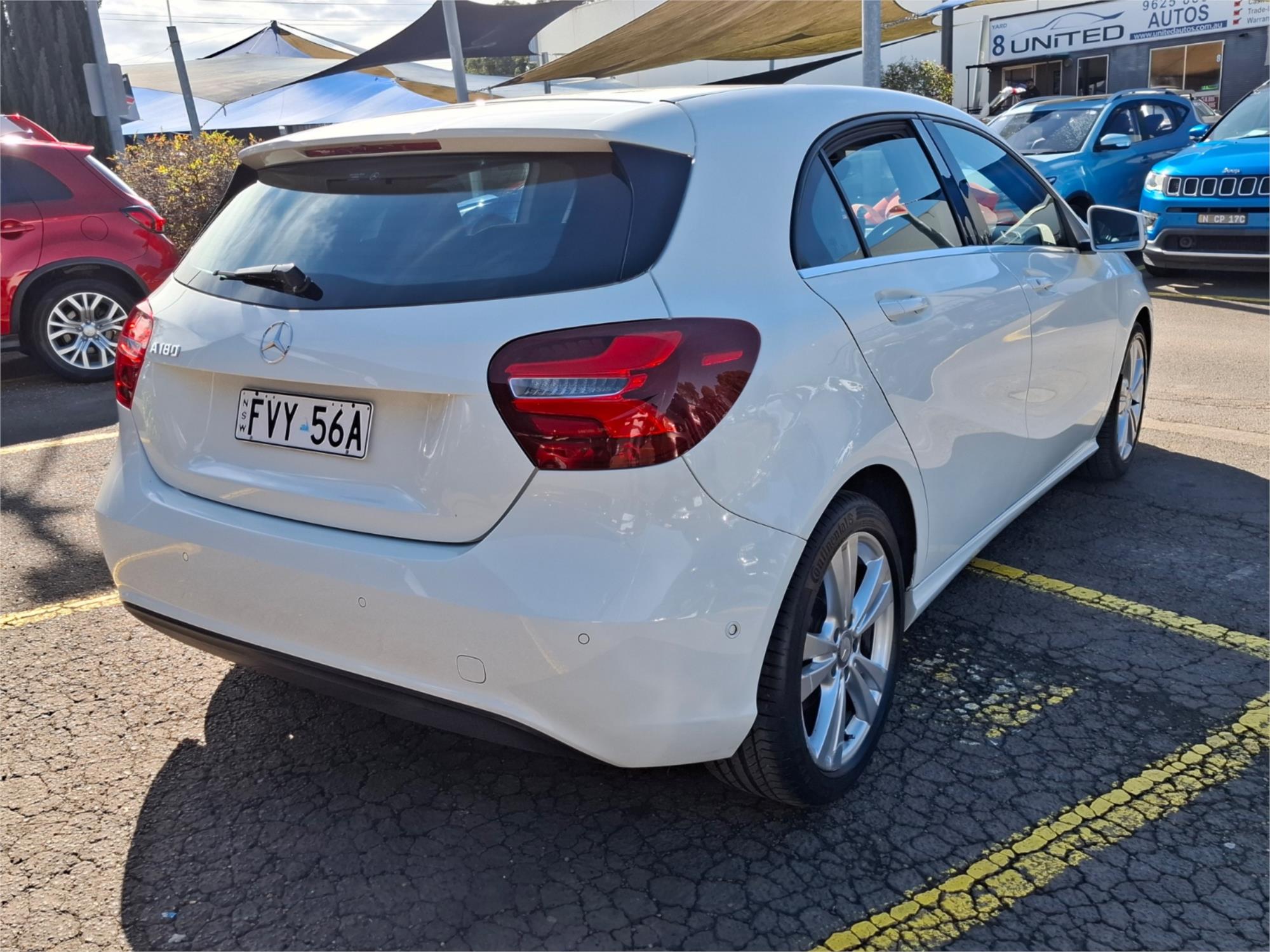 2017 MERCEDES-BENZ A180 176 MY17 7 SP AUTOMATIC 5D HATCHBACK