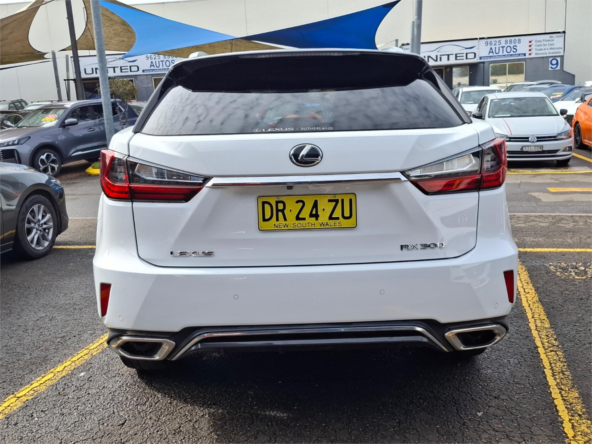 2019 LEXUS RX300 AGL20R F-SPORT 6 SP AUTOMATIC 4D WAGON