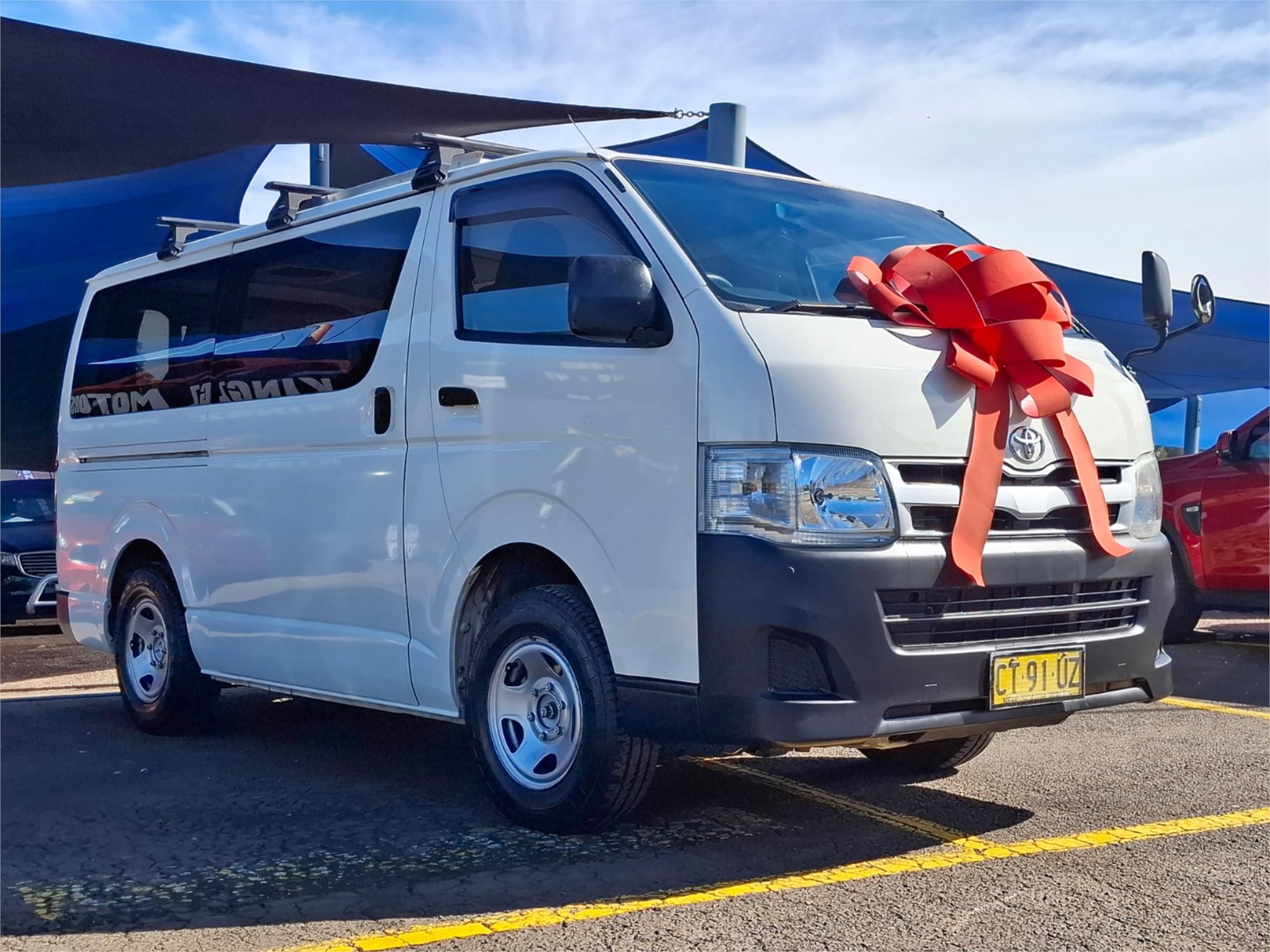 2012 TOYOTA HIACE KDH201R MY11 UPGRADE LWB 4 SP AUTOMATIC 4D VAN