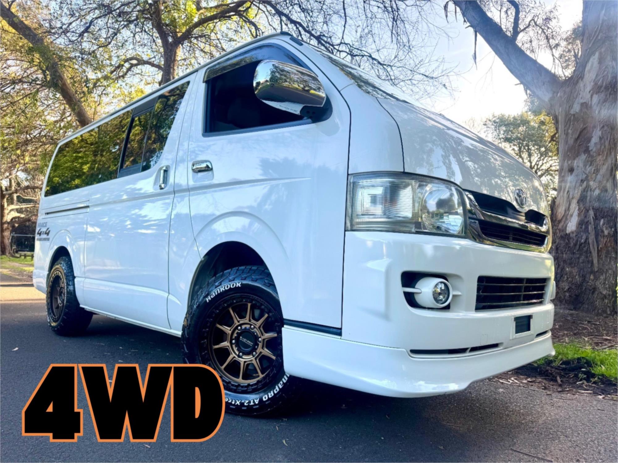 2008 TOYOTA HIACE KDH206 4WD DX VAN