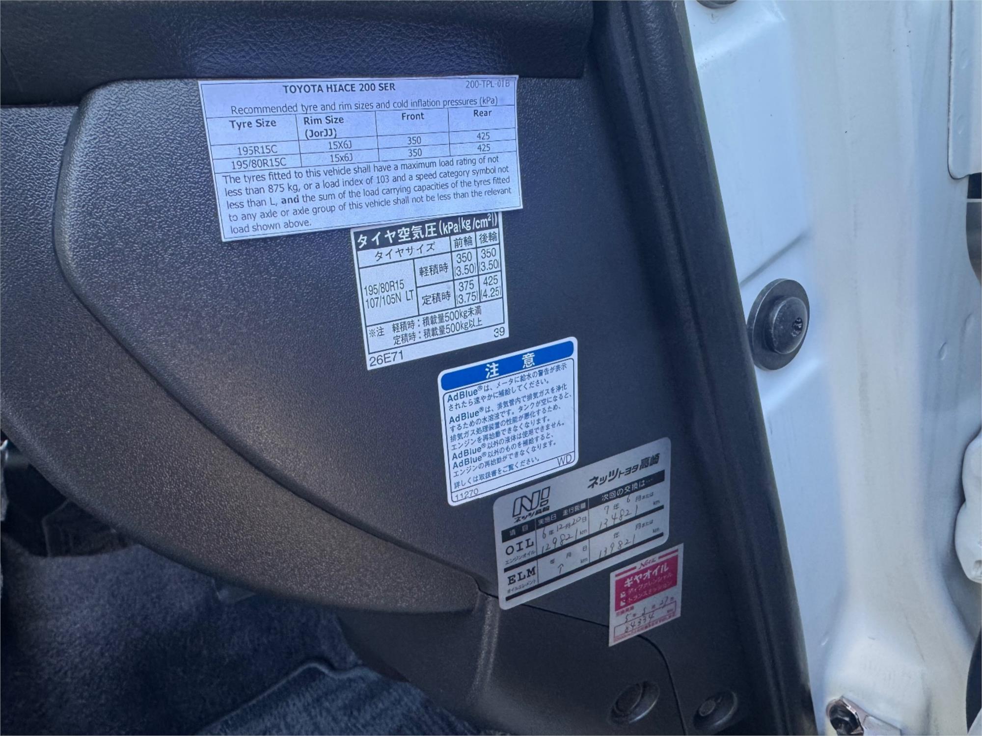 2020 TOYOTA HIACE GDH206 DX 4 SP AUTOMATIC