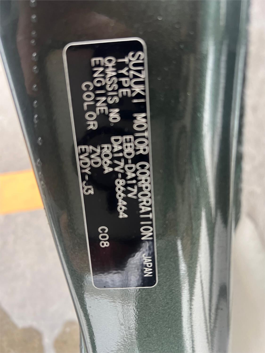 2021 SUZUKI EVERY 4WD MANUAL VAN