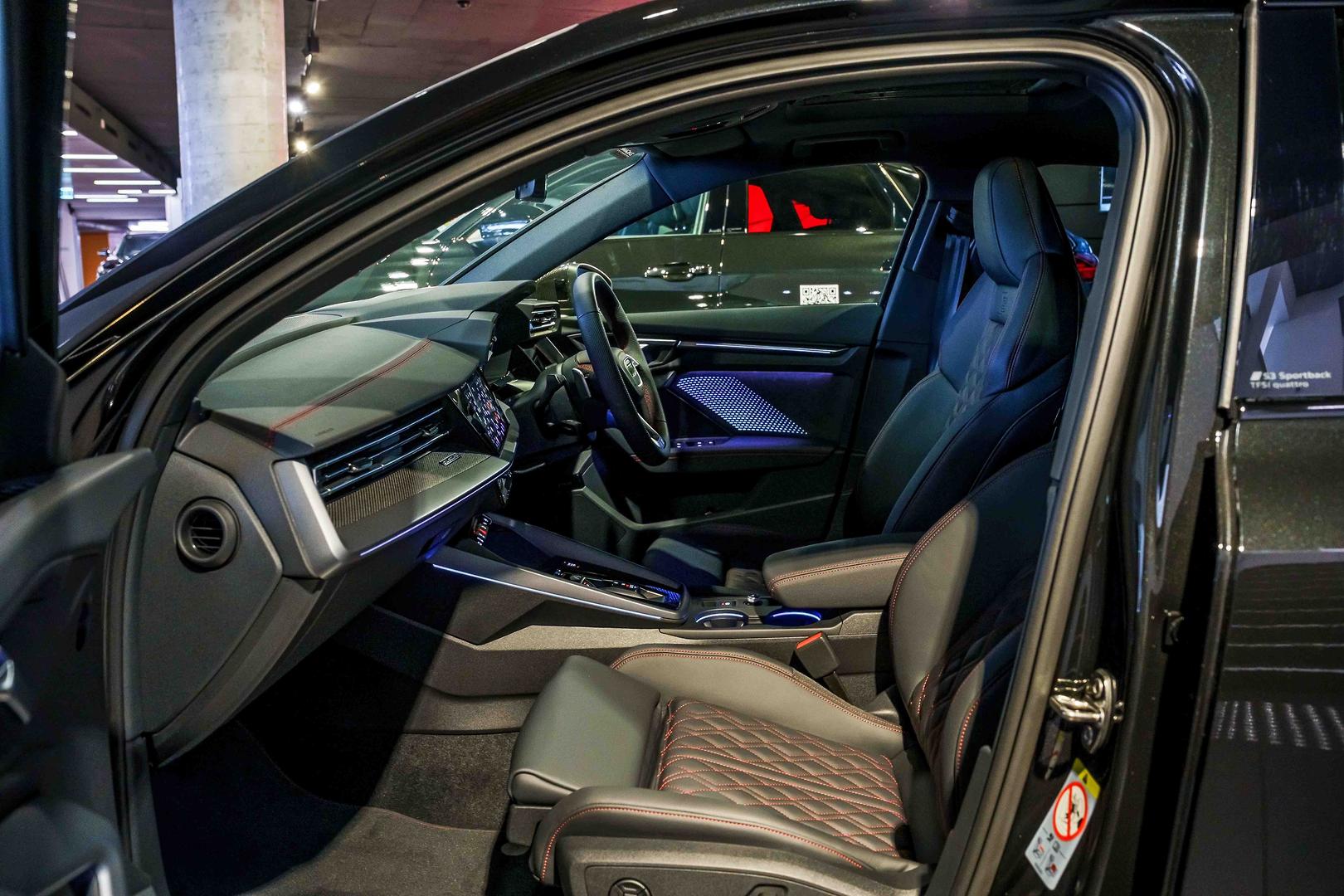 2025 AUDI S3 8Y MY24 2.0 TFSI QUATTRO 7 SP AUTO S-TRONIC 4D SPORTBACK