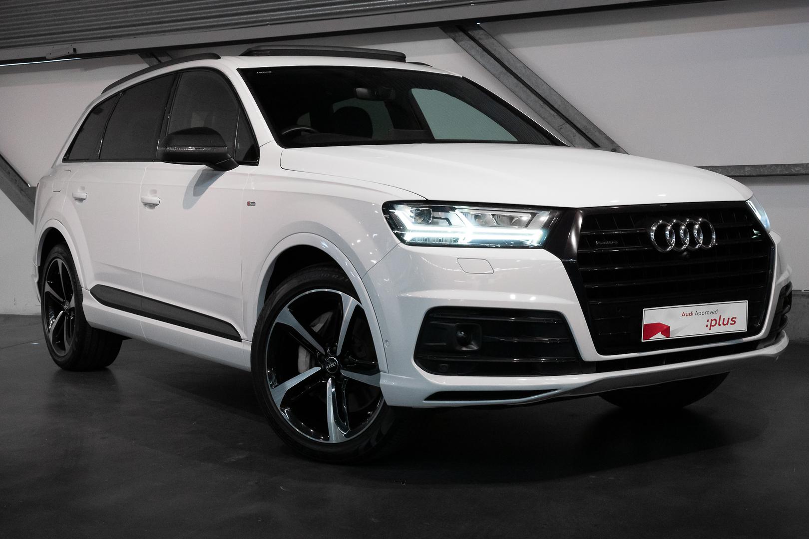 2018 AUDI Q7 4M MY19 50 TDI QUATTRO BLACK EDITION 8 SP AUTOMATIC TIPTRONIC 4D WAGON