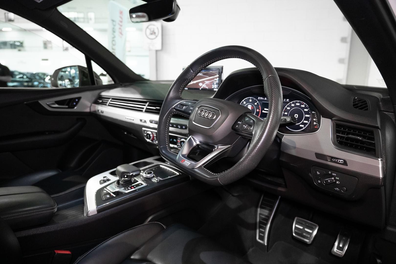 2018 AUDI Q7 4M MY19 50 TDI QUATTRO BLACK EDITION 8 SP AUTOMATIC TIPTRONIC 4D WAGON