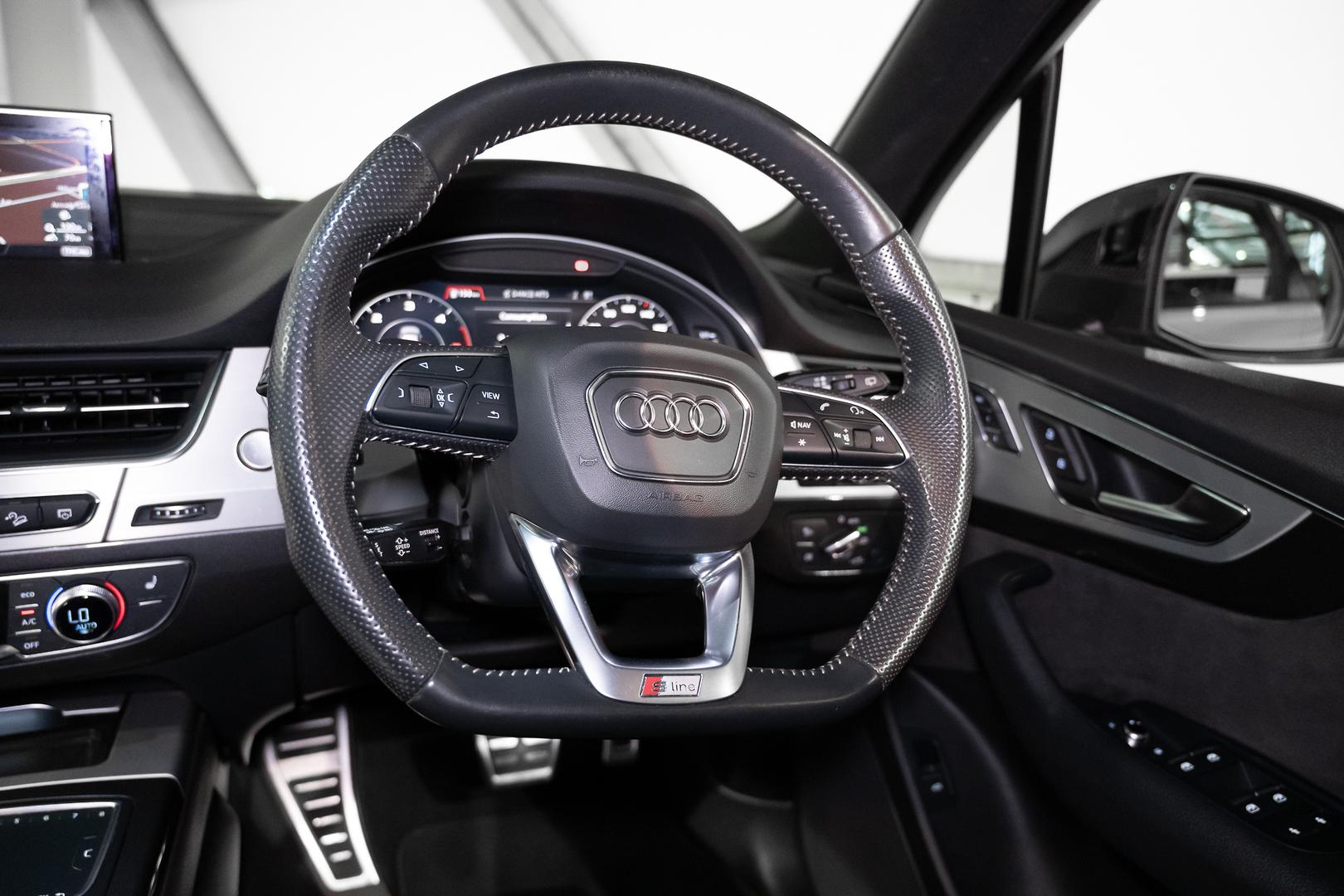 2018 AUDI Q7 4M MY19 50 TDI QUATTRO BLACK EDITION 8 SP AUTOMATIC TIPTRONIC 4D WAGON