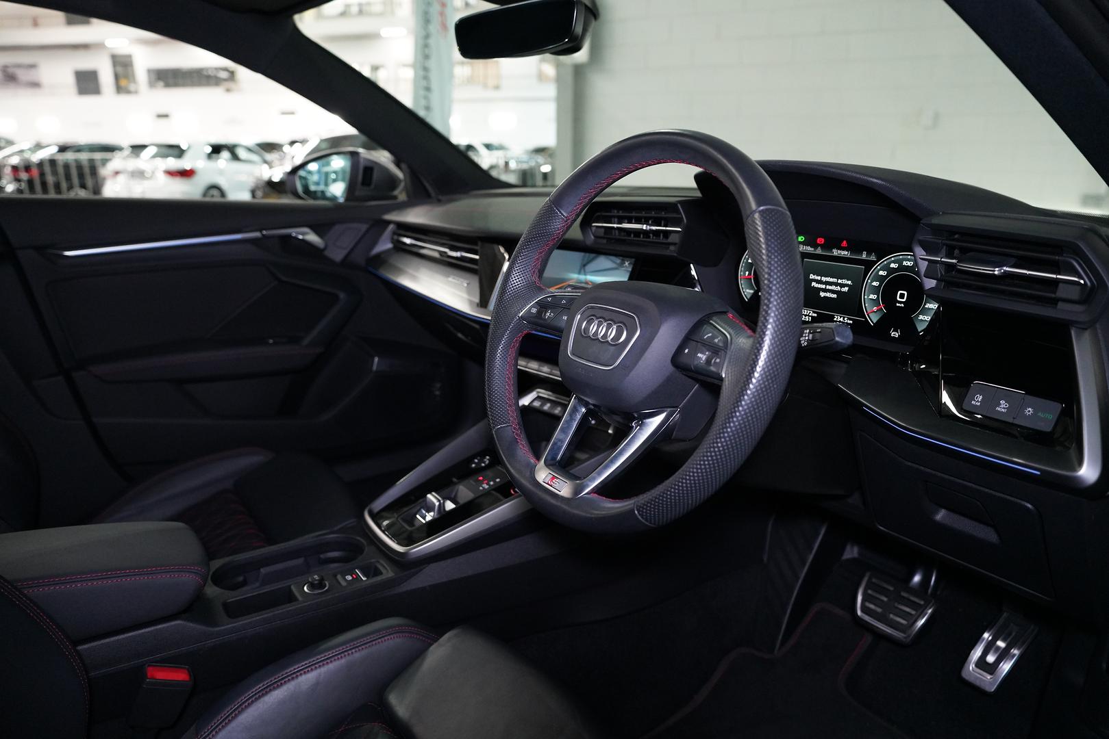 2022 AUDI S3 8Y MY22 2.0 TFSI QUATTRO 7 SP AUTO S-TRONIC 4D SPORTBACK