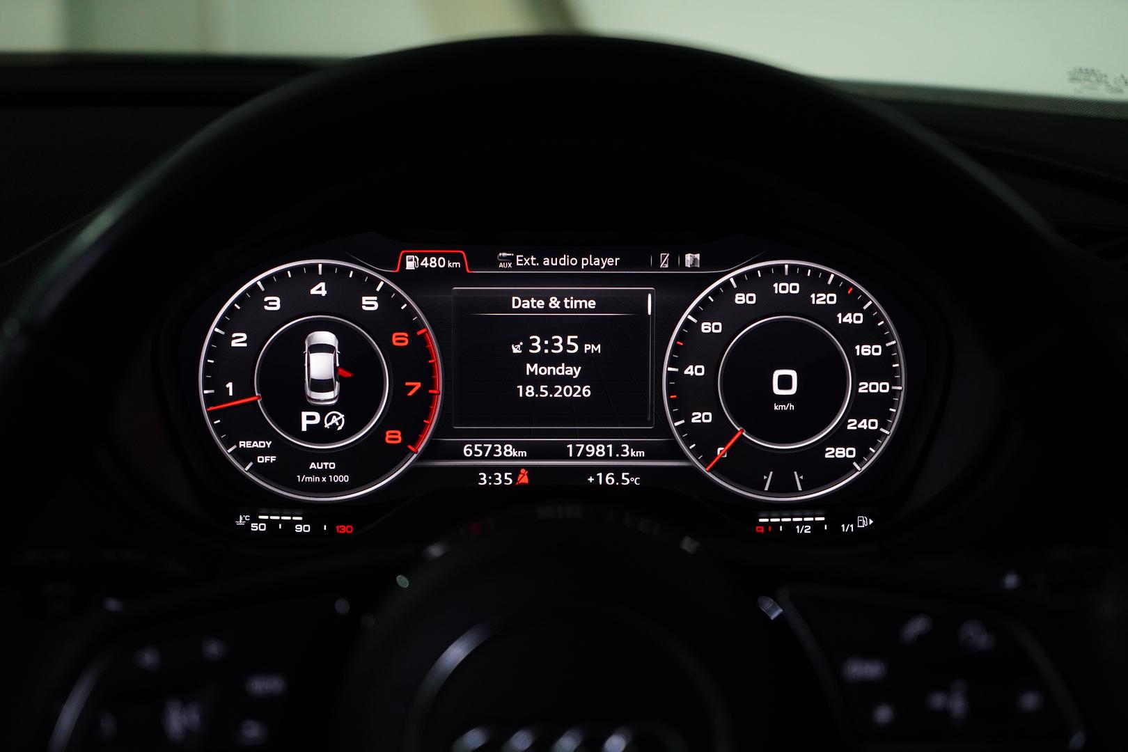 2018 AUDI A3 8V MY18 2.0 TFSI QUATTRO S LINE 7 SP AUTO S-TRONIC 4D SEDAN