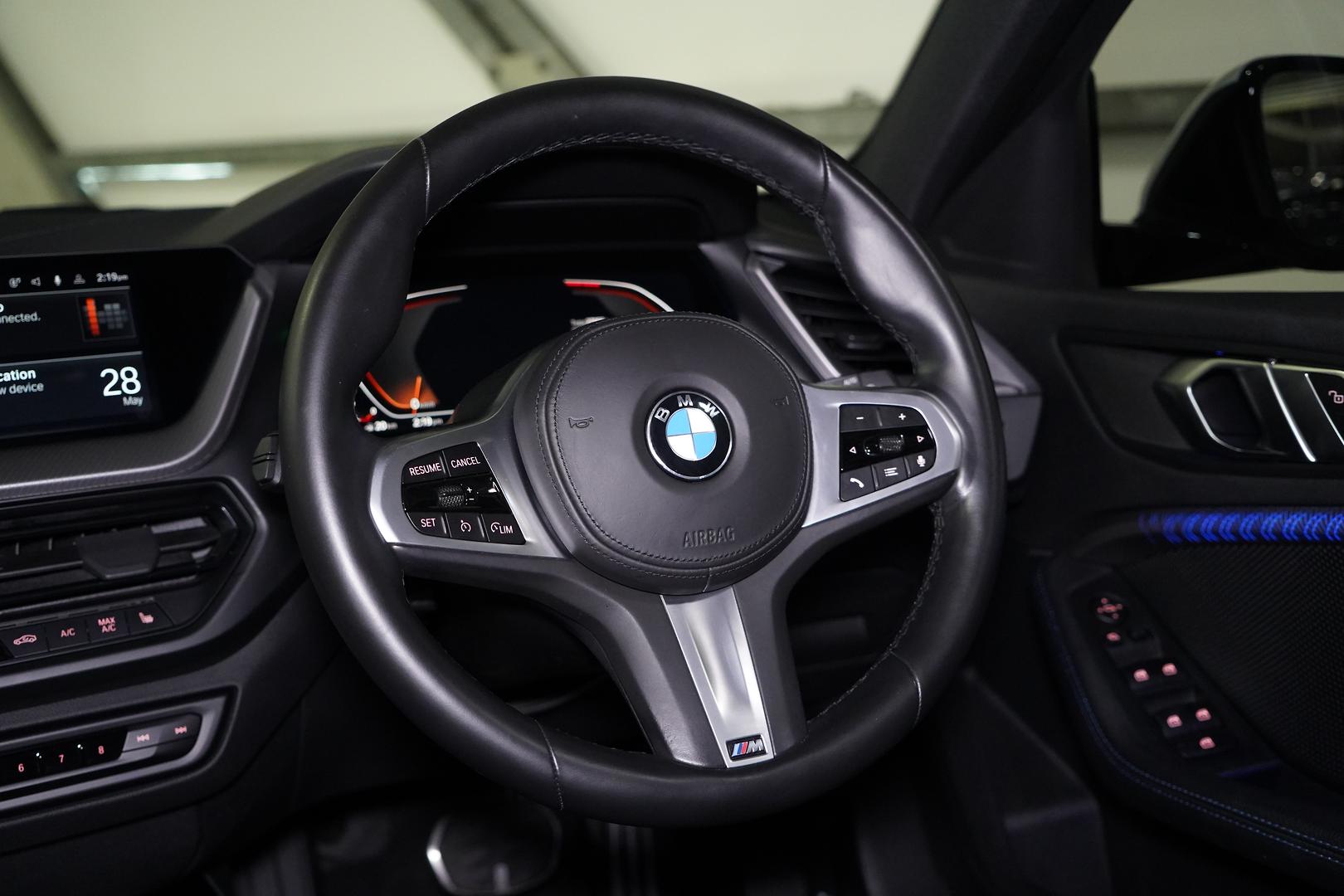2022 BMW 1 F40 18i M SPORT 7 SP AUTO DUAL CLUTCH 5D HATCHBACK