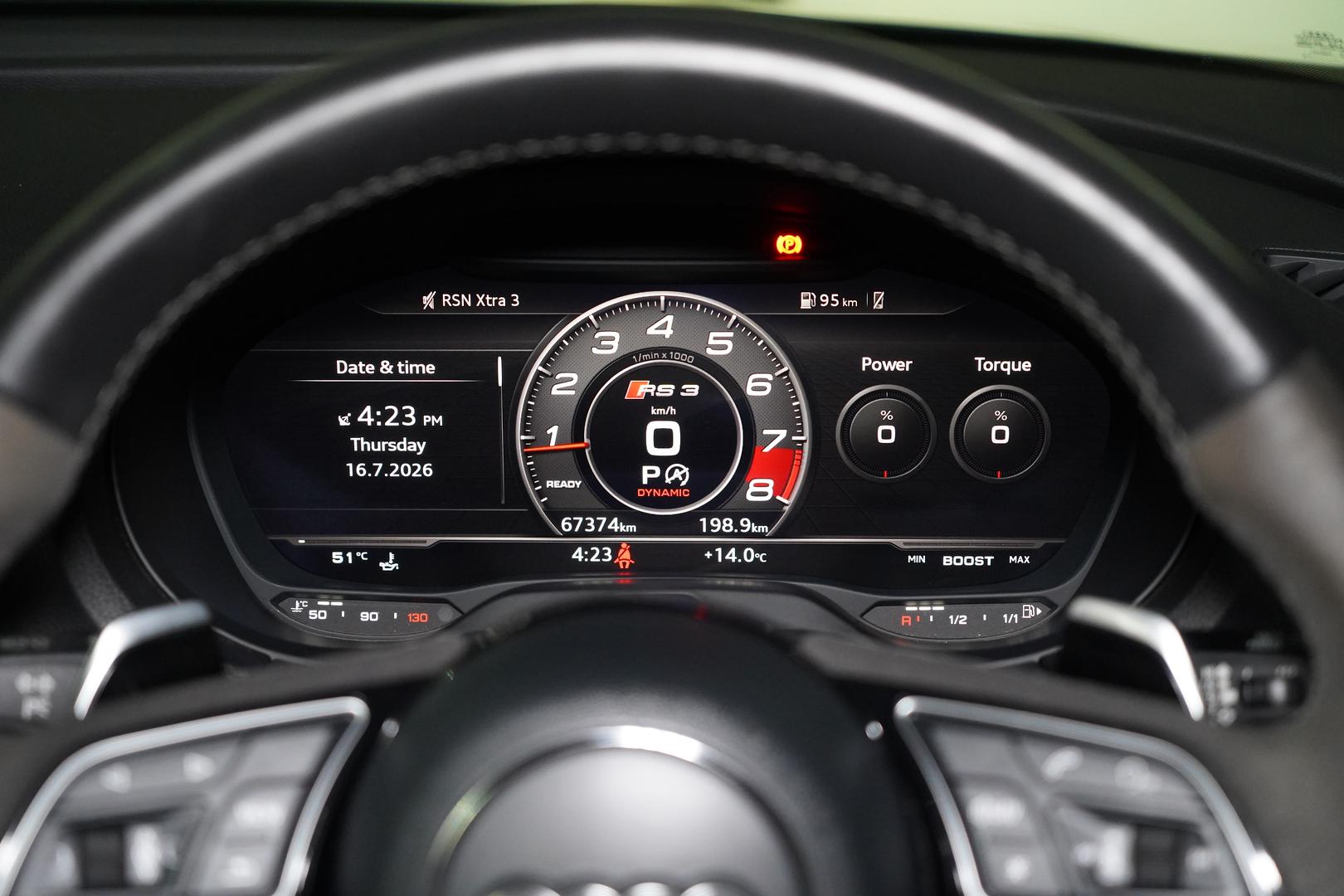 2017 AUDI RS 3 8V MY17 QUATTRO 7 SP AUTO DUAL CLUTCH 4D SEDAN