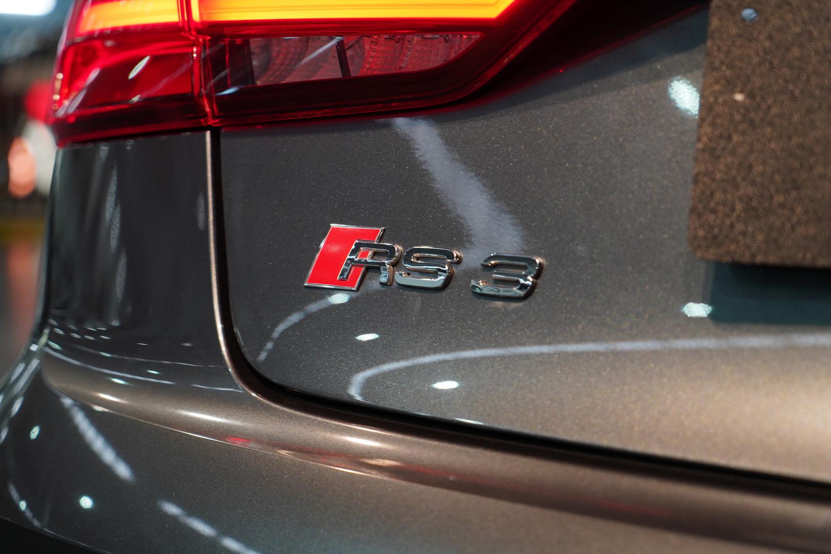 2017 AUDI RS 3 8V MY17 QUATTRO 7 SP AUTO DUAL CLUTCH 4D SEDAN