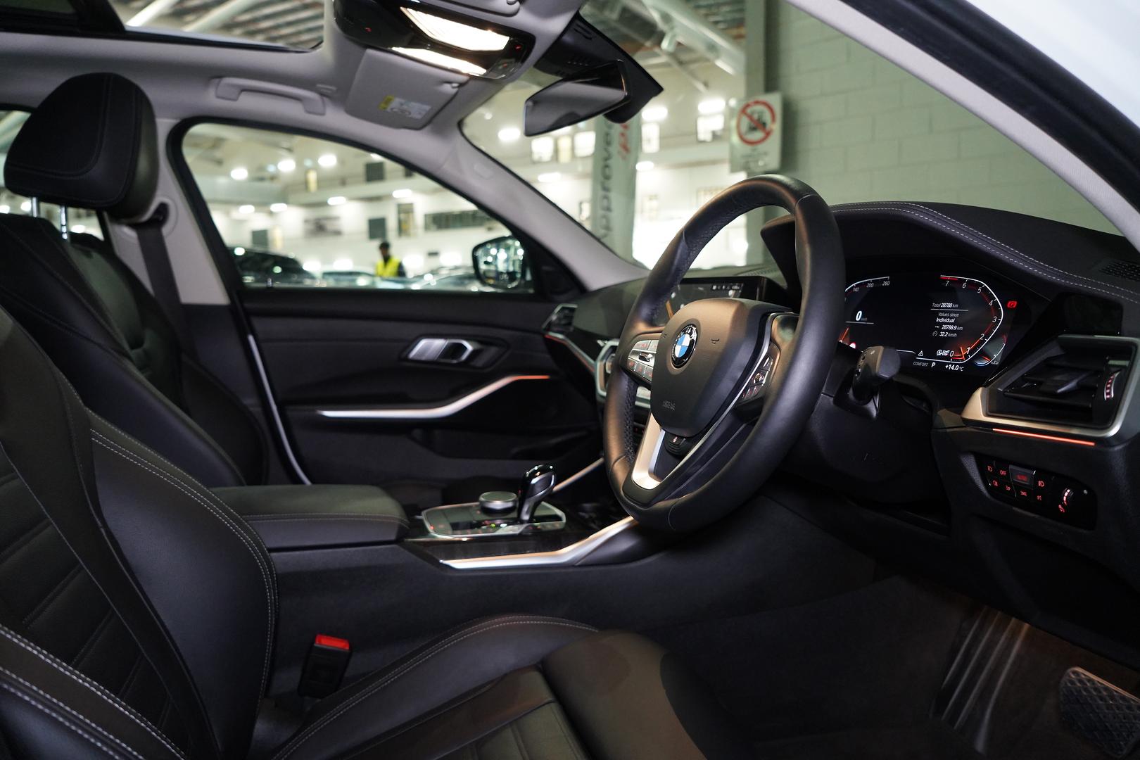 2022 BMW 3 G20 30i LUXURY LINE 8 SP AUTO STEPTRONIC SPRT 4D SEDAN