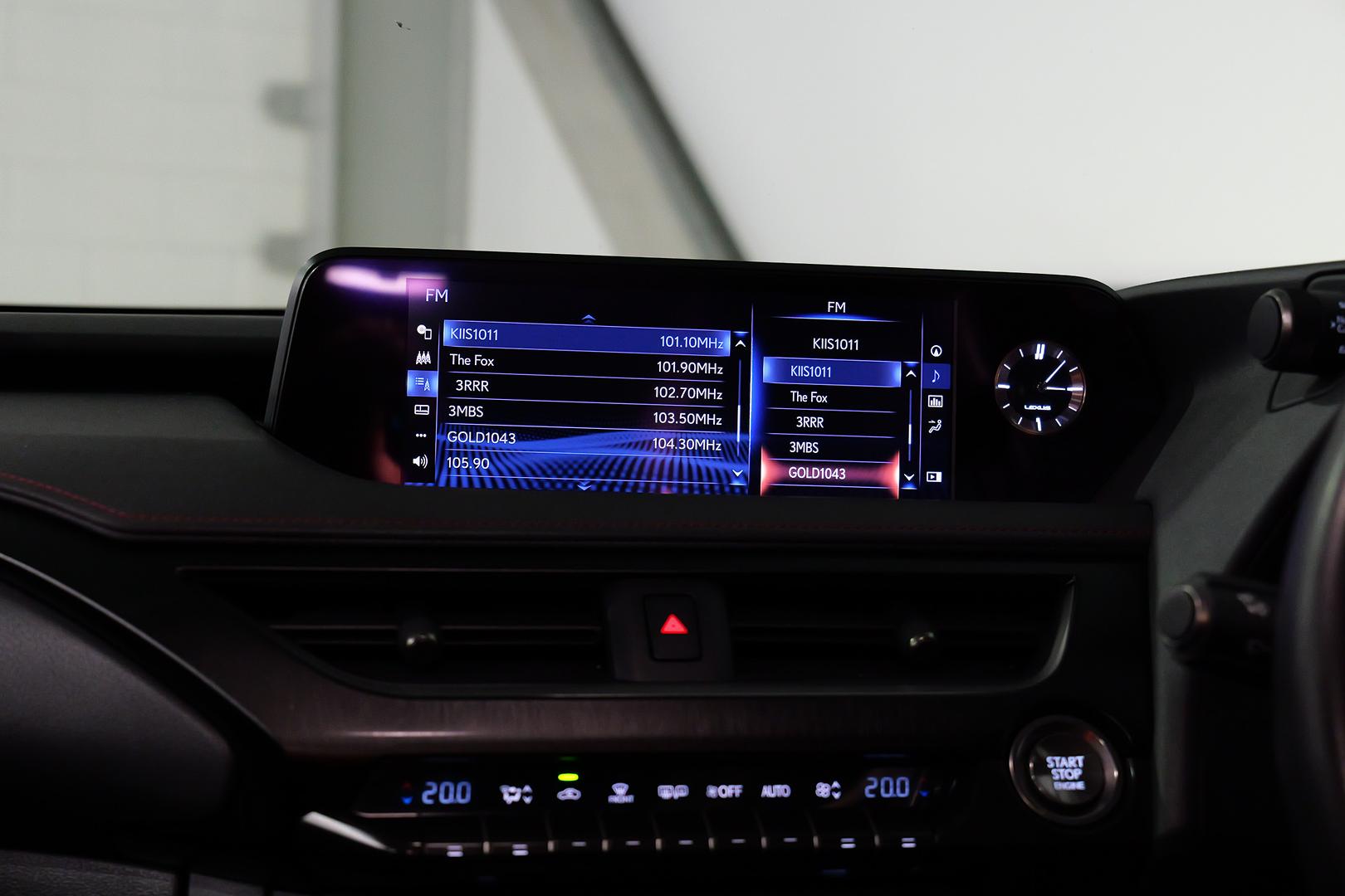 2019 LEXUS UX200 MZAA10R F SPORT CONTINUOUS VARIABLE 4D WAGON