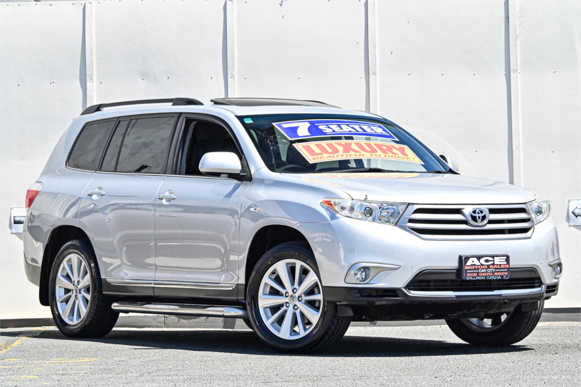2012 TOYOTA KLUGER GSU40R MY11 UPGRADE ALTITUDE (FWD) 7 SEAT 5 SP AUTOMATIC 4D WAGON