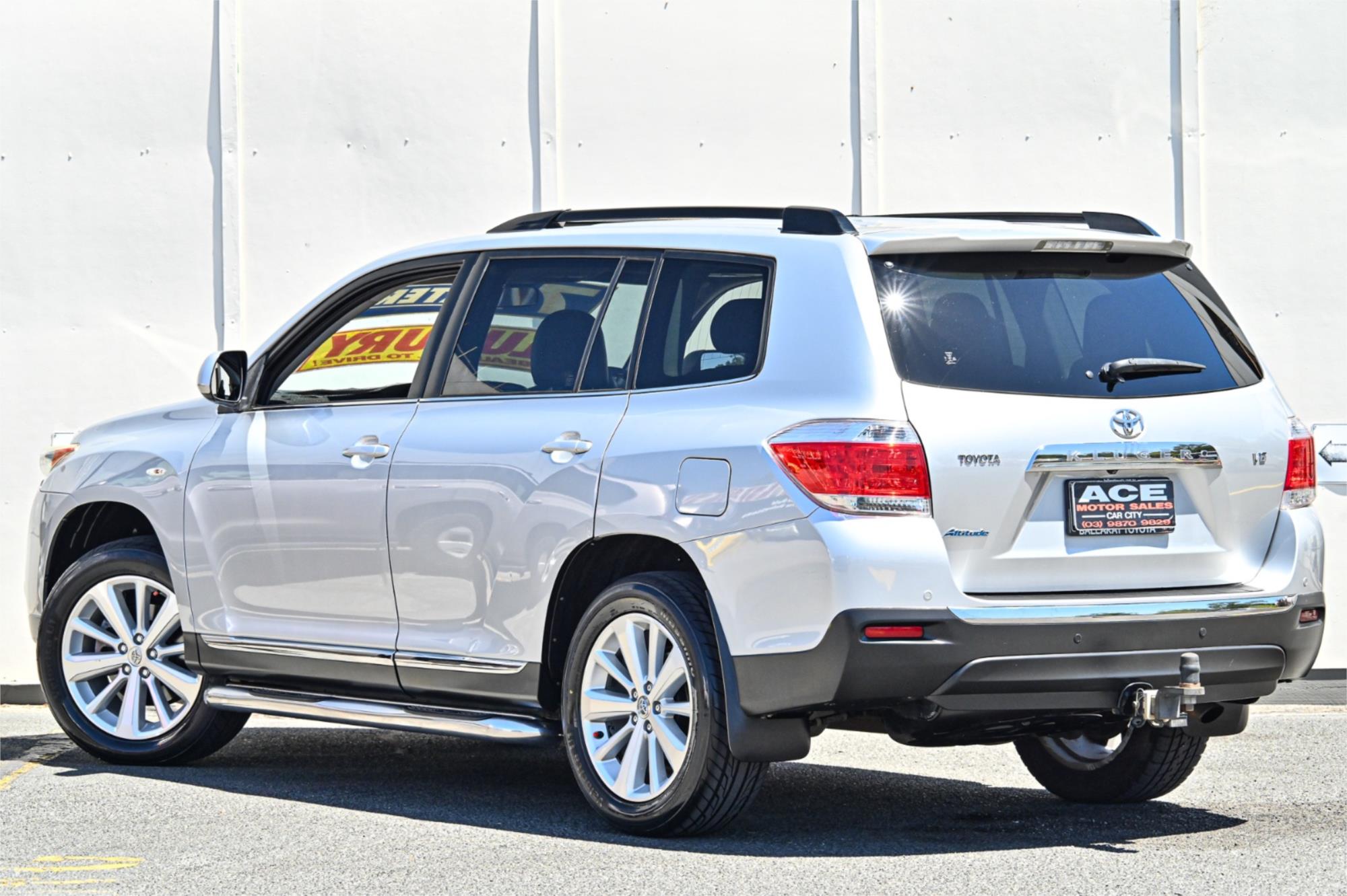 2012 TOYOTA KLUGER GSU40R MY11 UPGRADE ALTITUDE (FWD) 7 SEAT 5 SP AUTOMATIC 4D WAGON