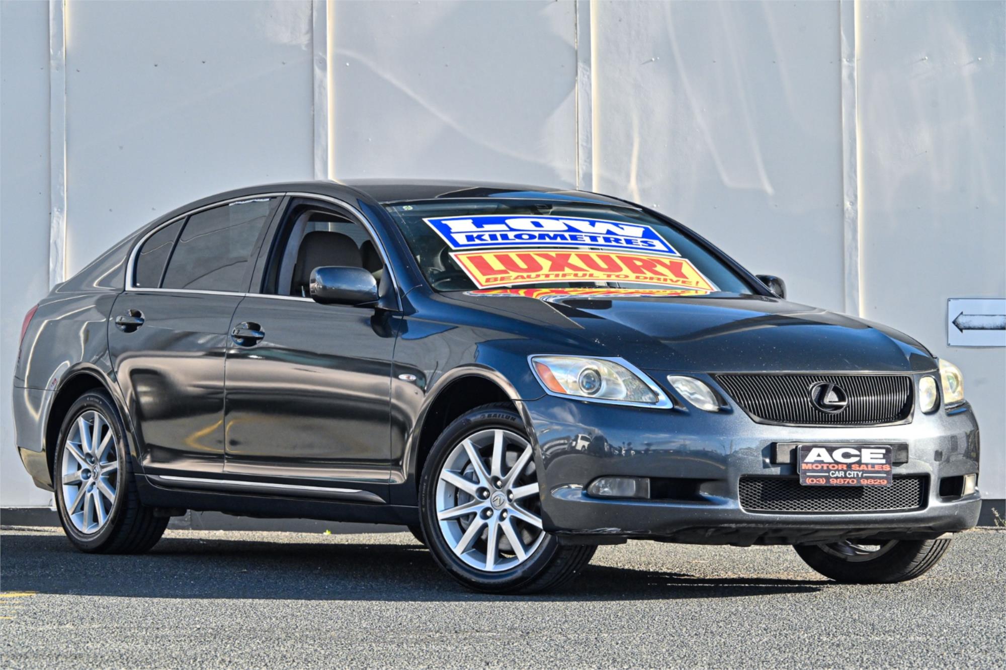 2006 LEXUS GS300 GRS190R SPORT 6 SP AUTO SEQUENTIAL 4D SEDAN