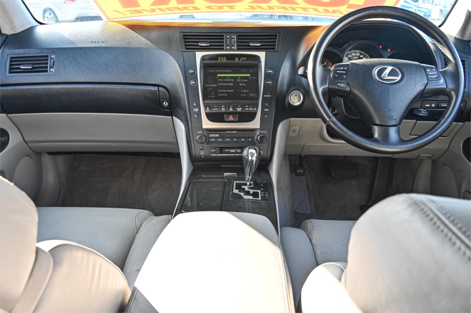 2006 LEXUS GS300 GRS190R SPORT 6 SP AUTO SEQUENTIAL 4D SEDAN
