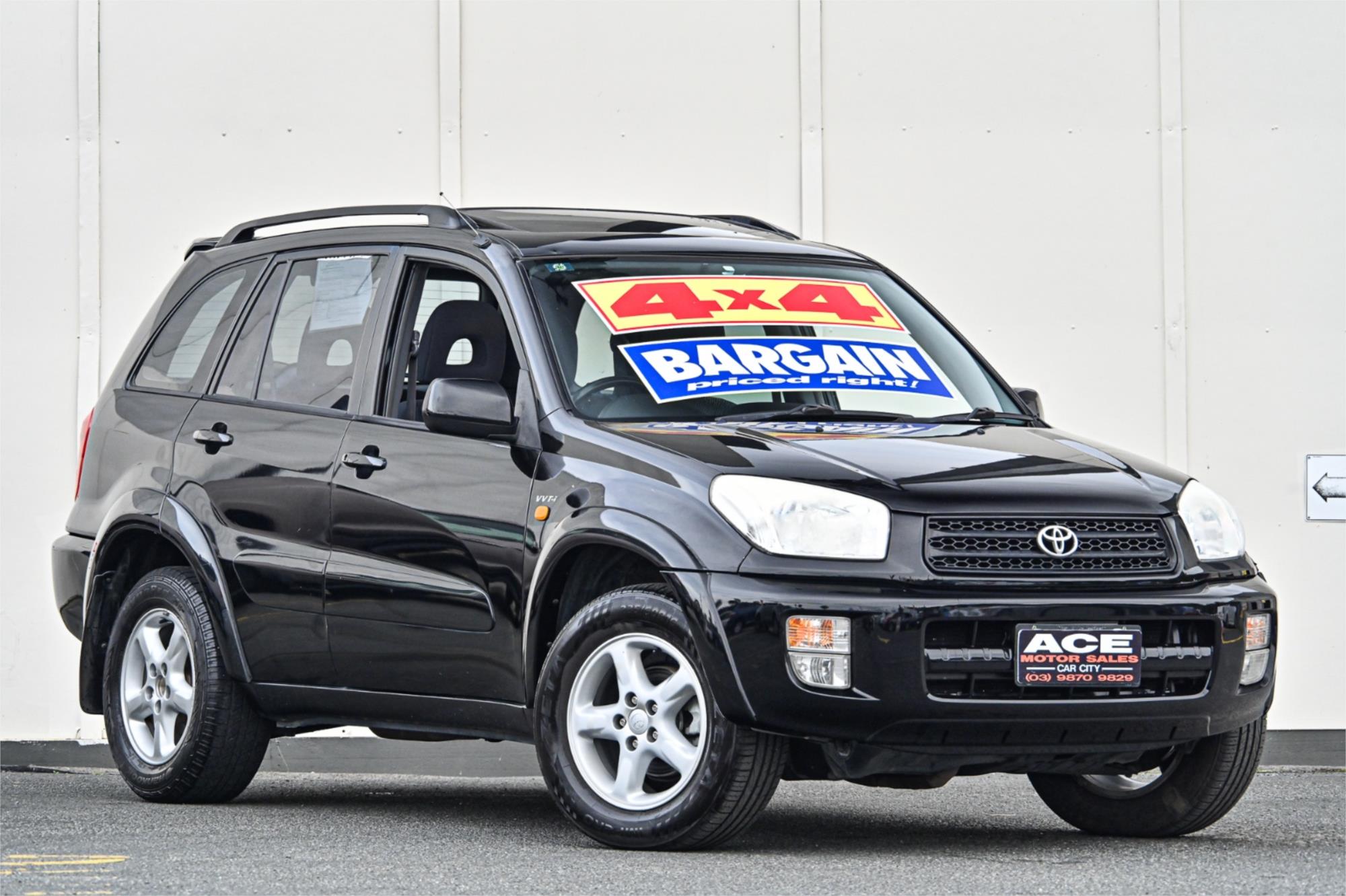 2002 TOYOTA RAV4 ACA21R CRUISER (4x4) 4 SP AUTOMATIC 4x4 4D WAGON