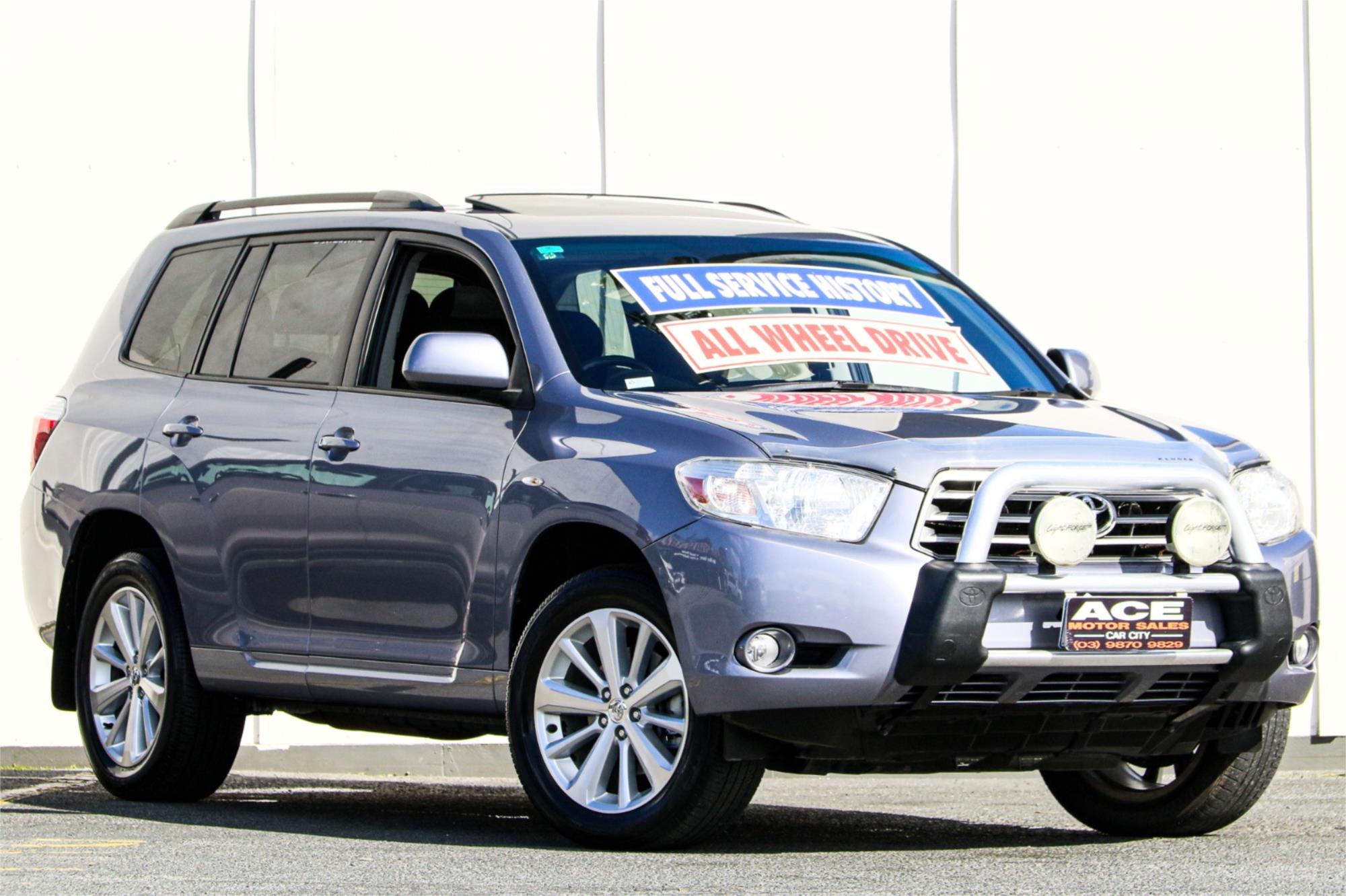 2010 TOYOTA KLUGER GSU45R ALTITUDE (4x4) 7 SEAT 5 SP AUTOMATIC 4D WAGON