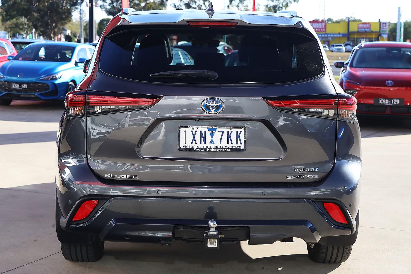2023 TOYOTA KLUGER AXUH78R GRANDE HYBRID AWD + OPT COLOUR CONTINUOUS VARIABLE 5D WAGON