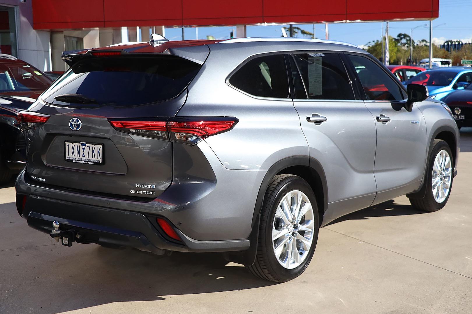 2023 TOYOTA KLUGER AXUH78R GRANDE HYBRID AWD + OPT COLOUR CONTINUOUS VARIABLE 5D WAGON