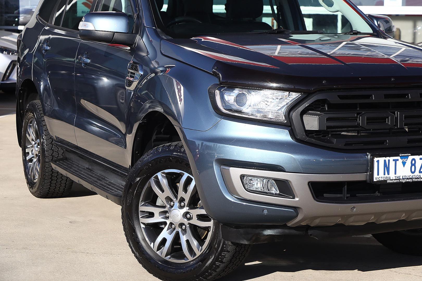 2018 FORD EVEREST UA II MY19 TREND (RWD 7 SEAT) 10 SP AUTO SEQ SPORTSHIFT 4D WAGON