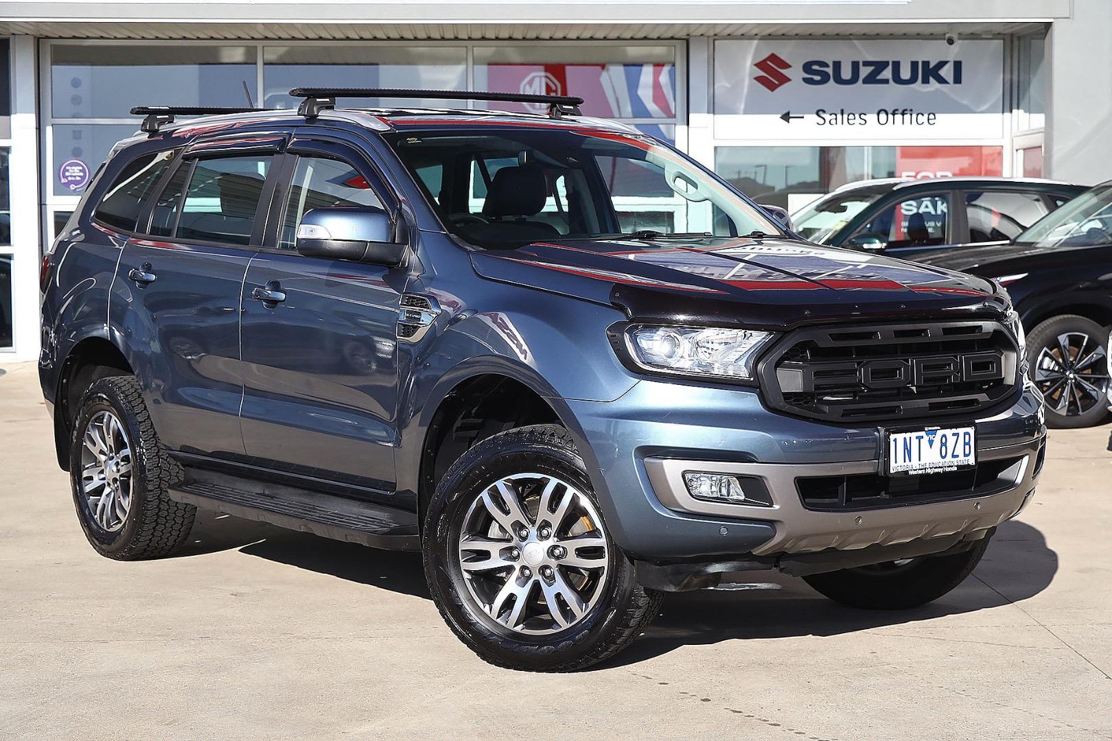 2018 FORD EVEREST UA II MY19 TREND (RWD 7 SEAT) 10 SP AUTO SEQ SPORTSHIFT 4D WAGON