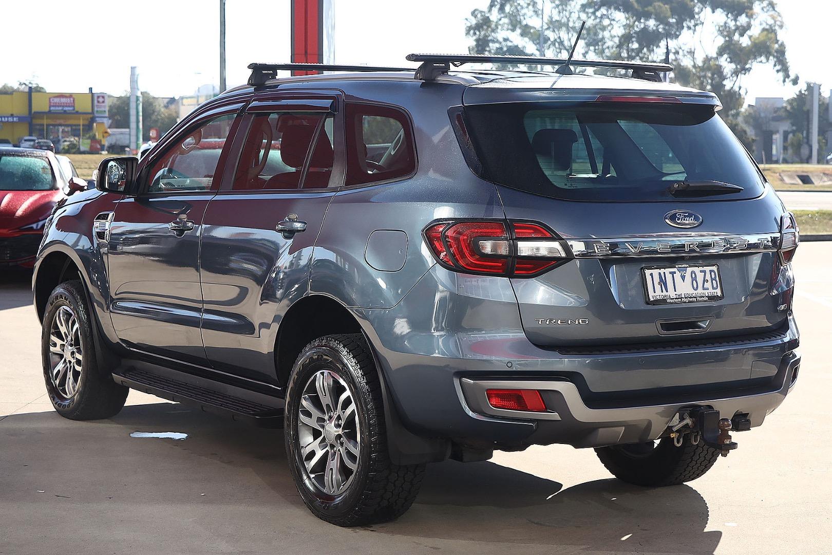 2018 FORD EVEREST UA II MY19 TREND (RWD 7 SEAT) 10 SP AUTO SEQ SPORTSHIFT 4D WAGON