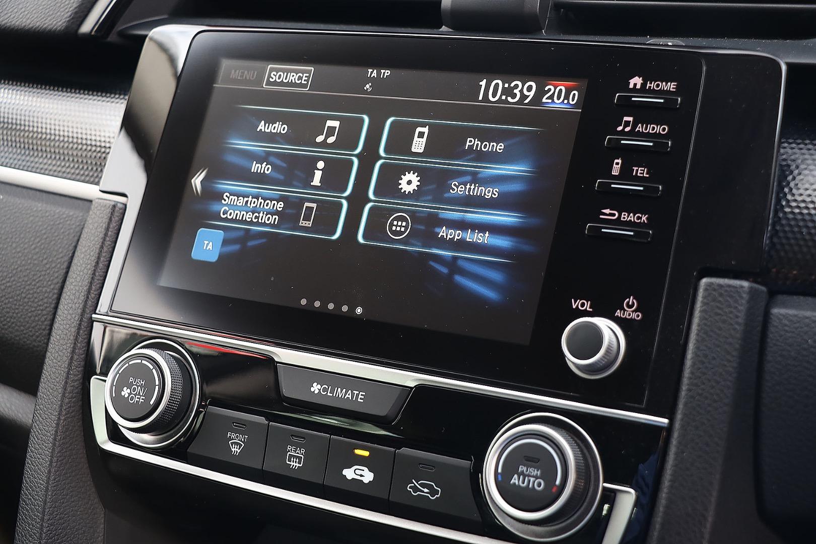 2019 HONDA CIVIC MY18 VTi-S CONTINUOUS VARIABLE 4D SEDAN