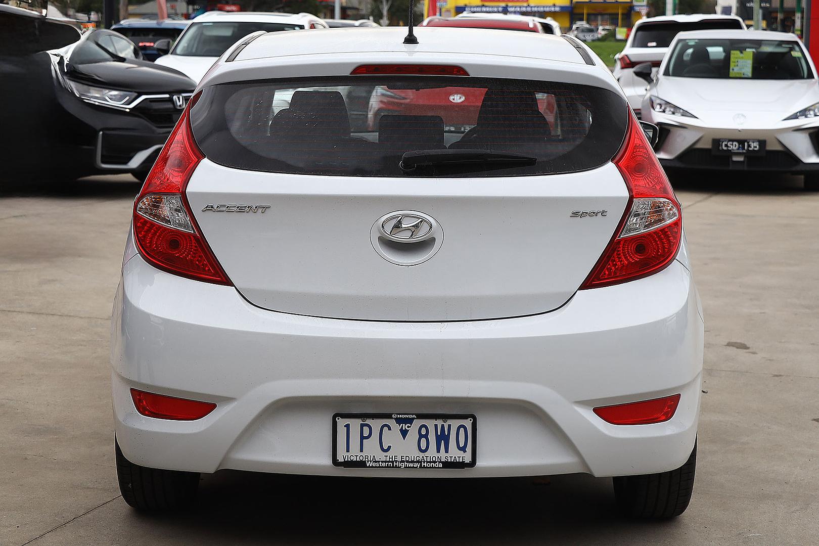 2019 HYUNDAI ACCENT RB6 MY18 SPORT 6 SP AUTOMATIC 5D HATCHBACK