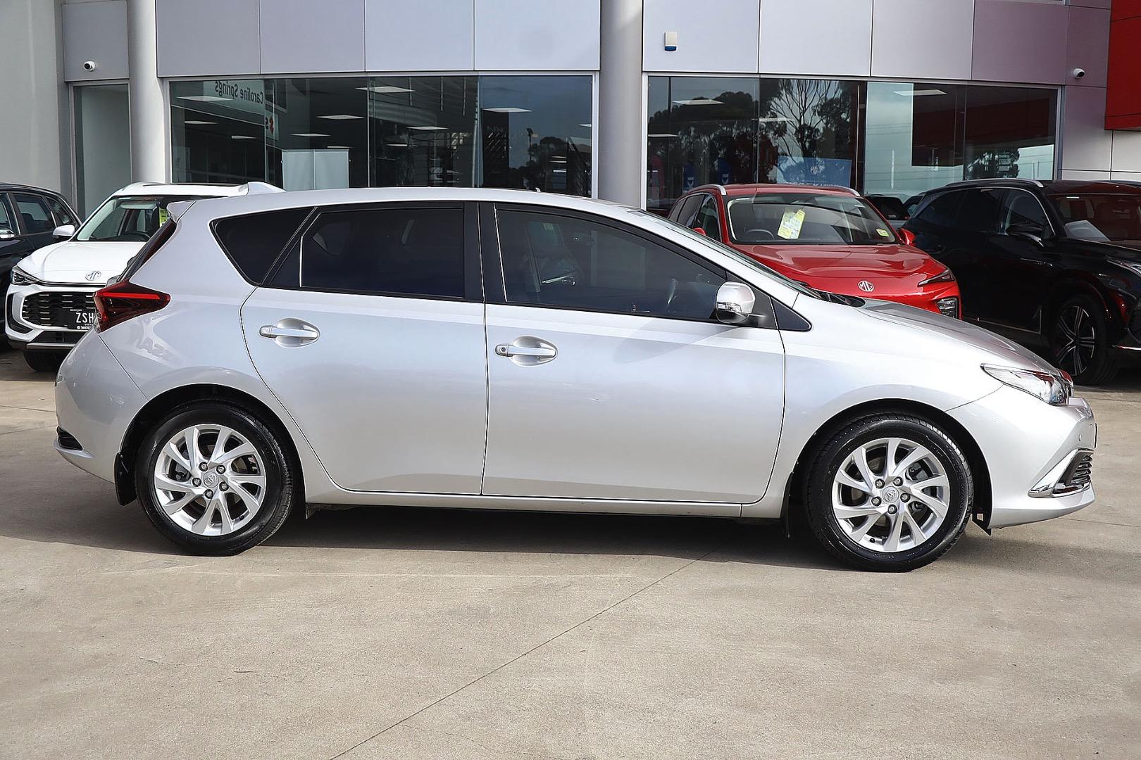 2015 TOYOTA COROLLA ZRE182R ASCENT SPORT CVT AUTO 7 SP SEQUENTIAL 5D HATCHBACK