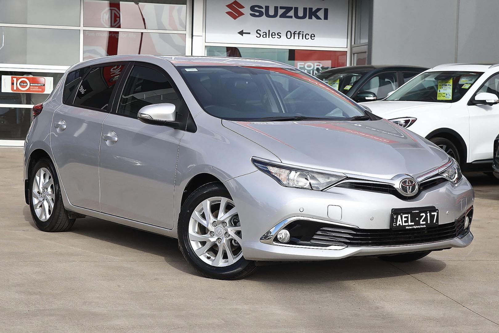 2015 TOYOTA COROLLA ZRE182R ASCENT SPORT CVT AUTO 7 SP SEQUENTIAL 5D HATCHBACK