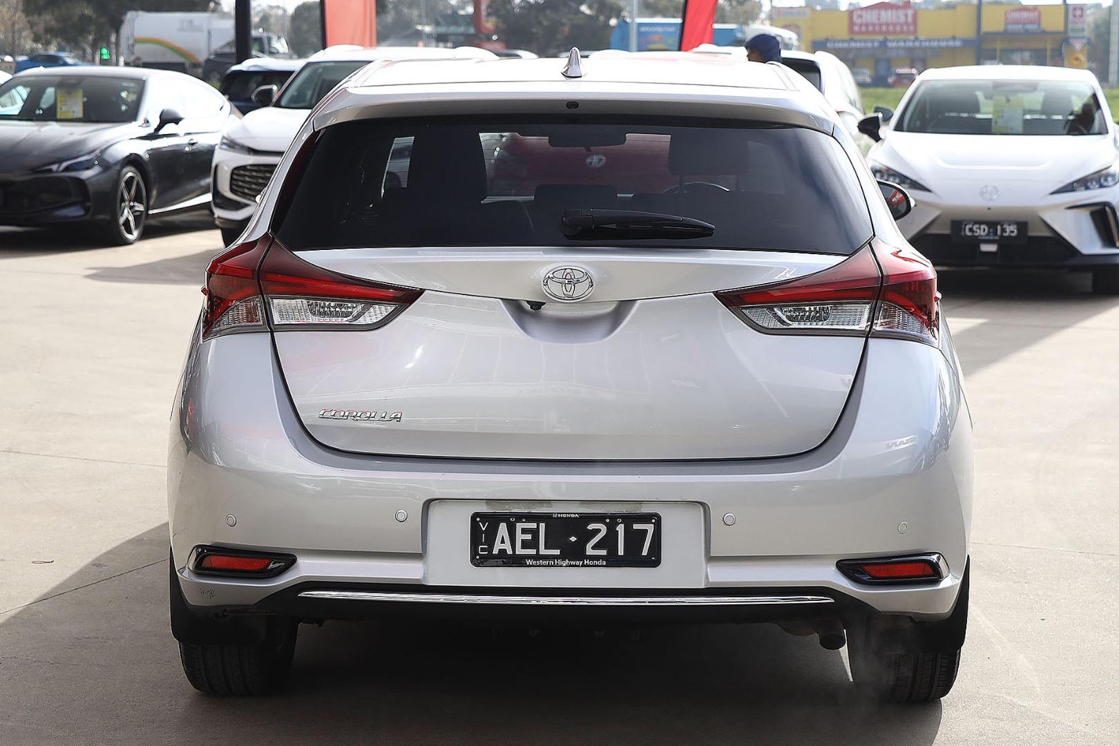 2015 TOYOTA COROLLA ZRE182R ASCENT SPORT CVT AUTO 7 SP SEQUENTIAL 5D HATCHBACK