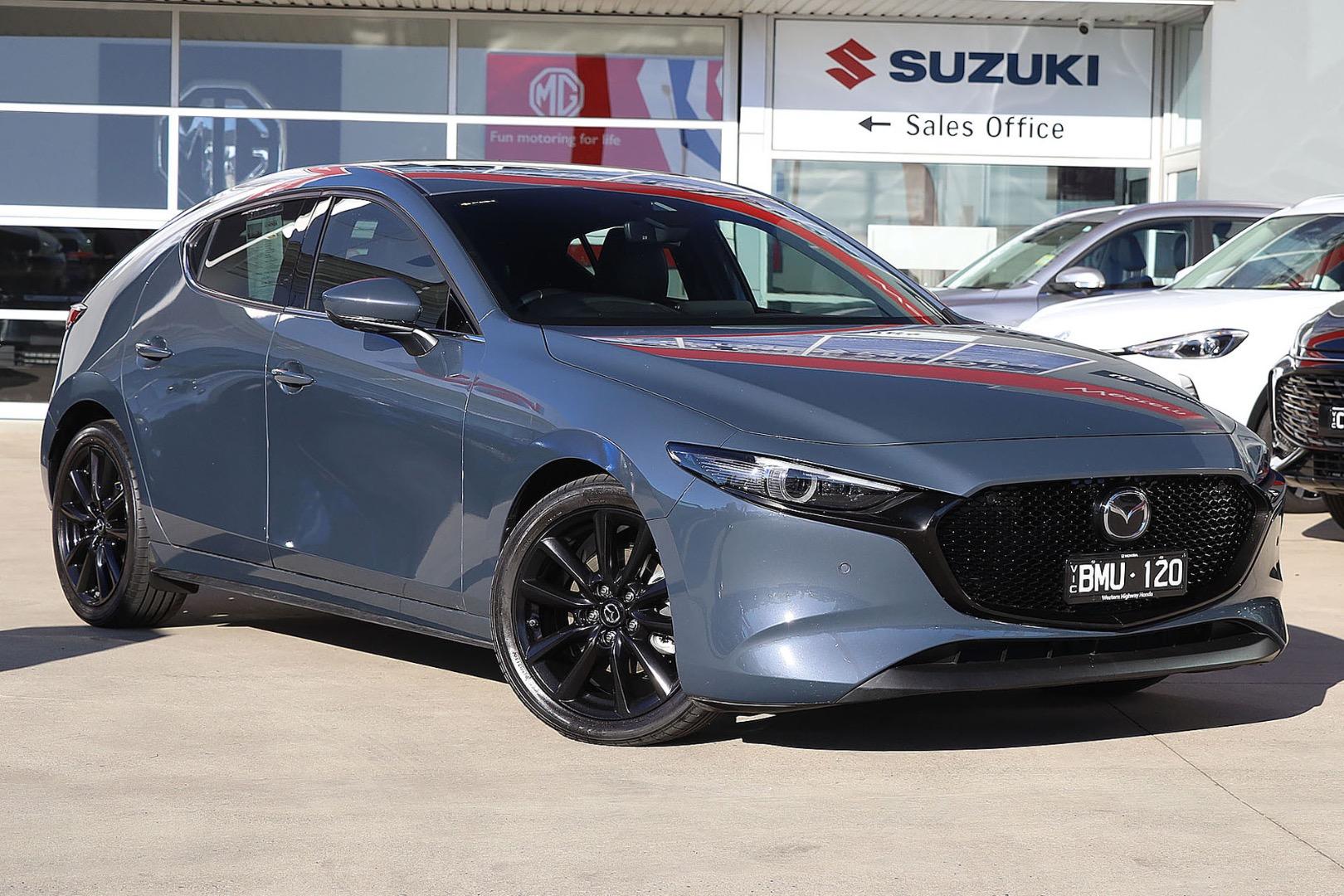 2021 MAZDA MAZDA3 BP G25 ASTINA 6 SP AUTOMATIC 5D HATCHBACK