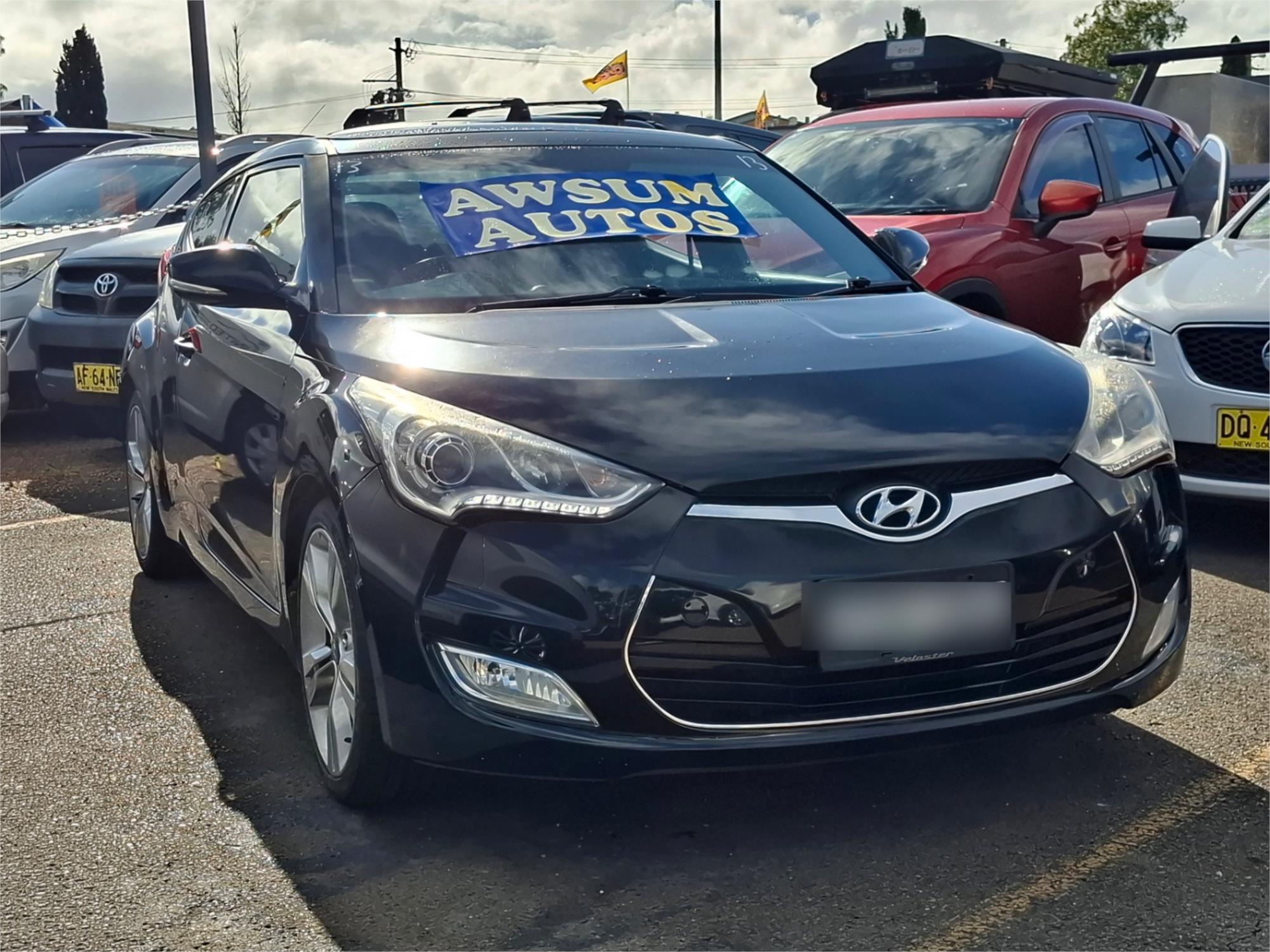 2013 HYUNDAI VELOSTER FS MY13 + 6 SP MANUAL 3D COUPE